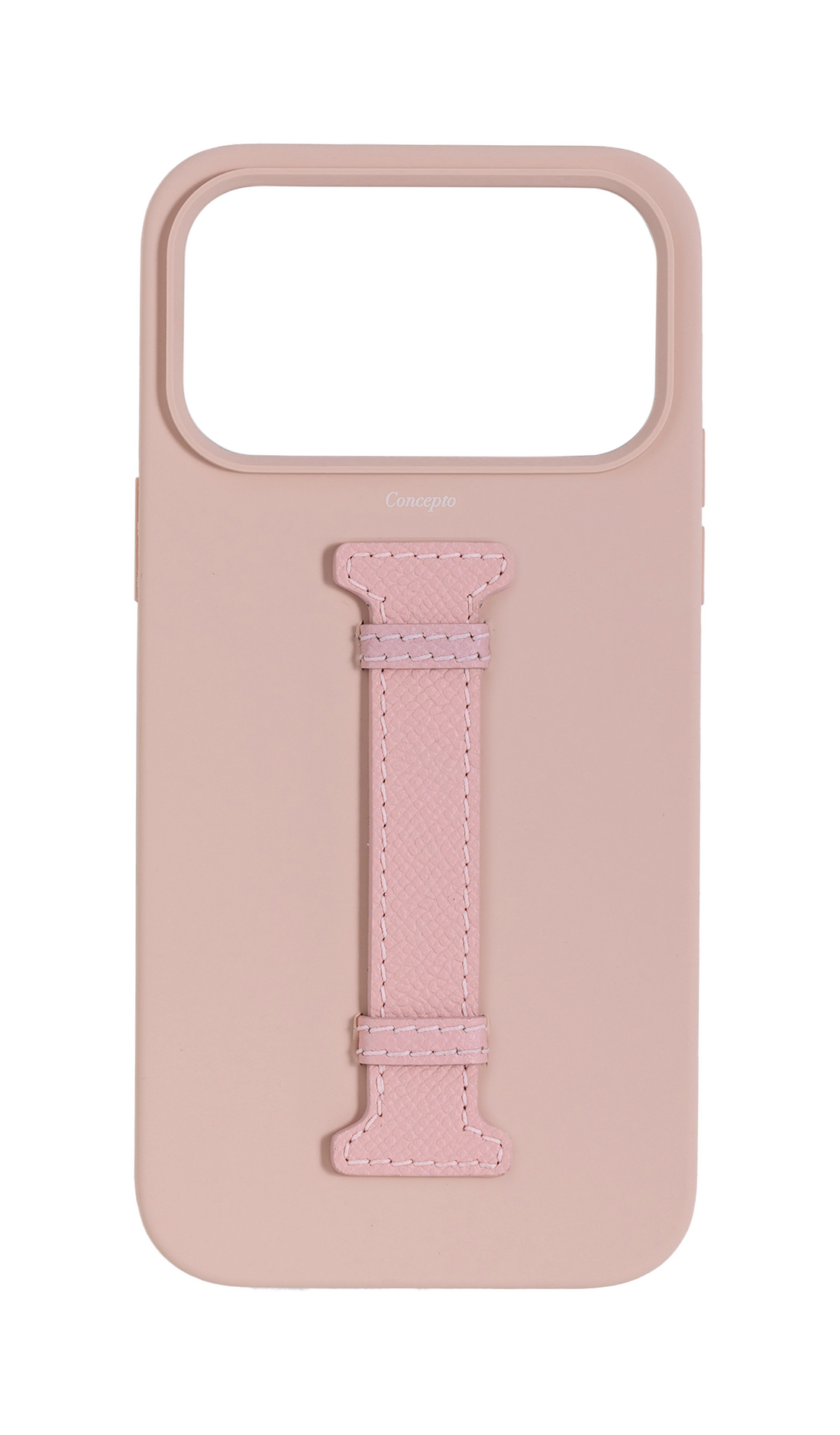 Soft Pink Silicon Middle Strap Case