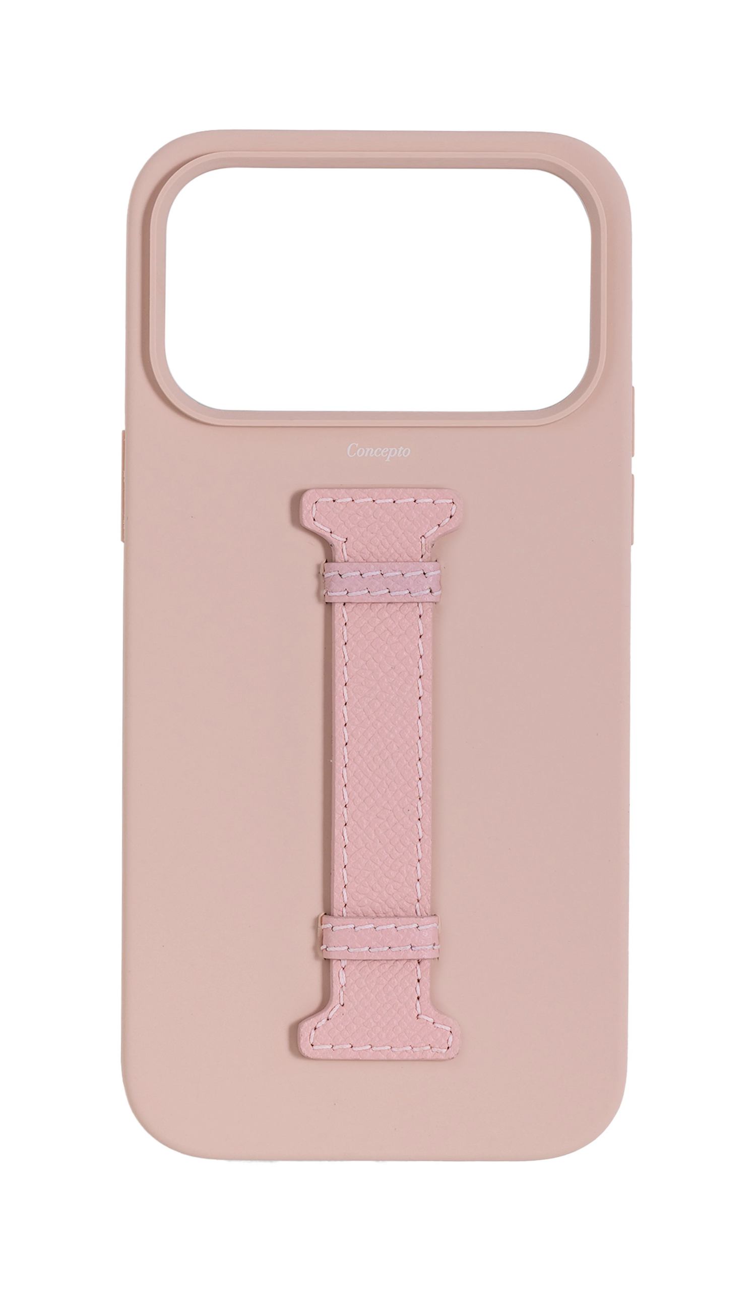 Soft Pink Silicon Middle Strap Case