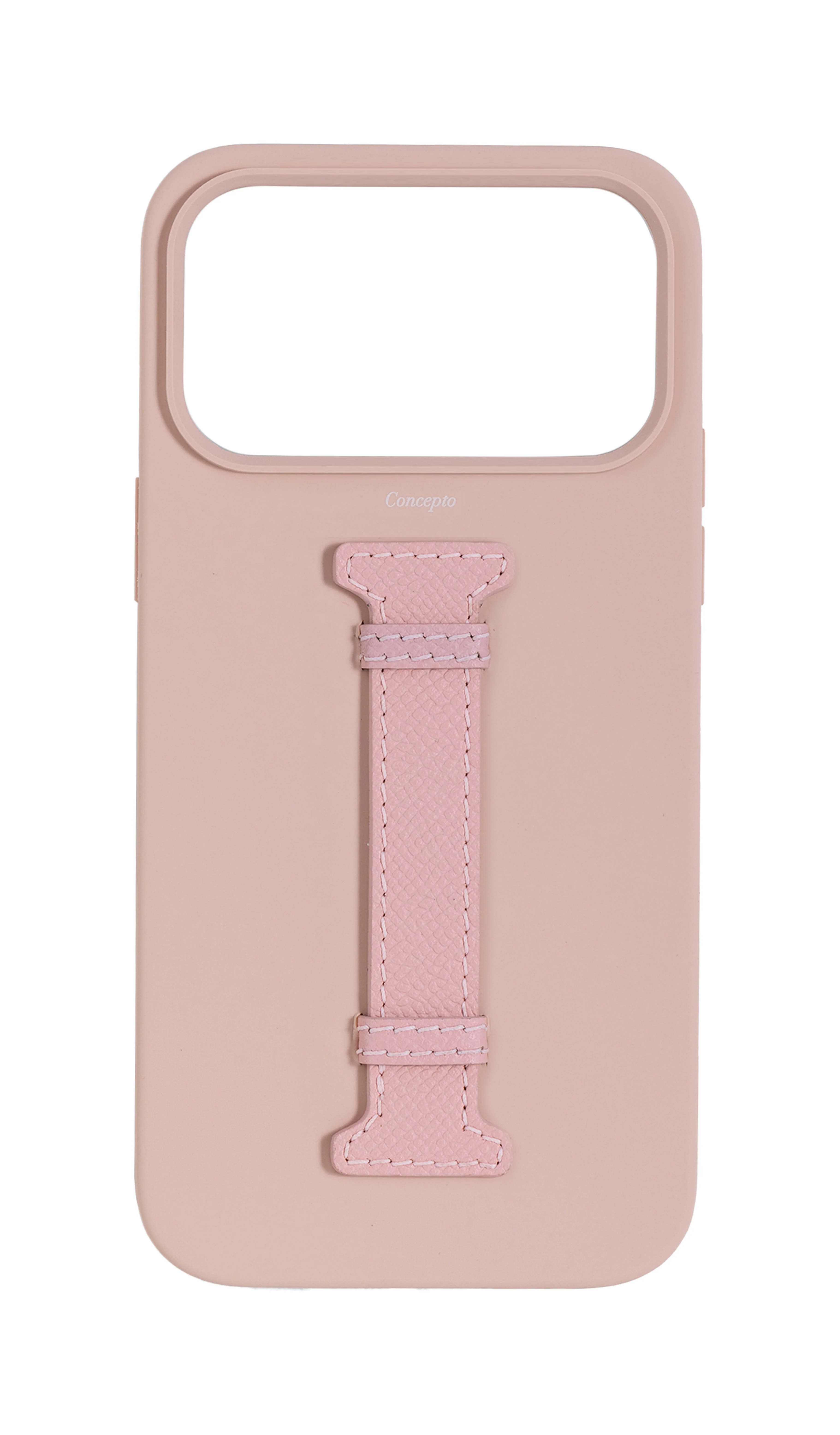 Soft Pink Silicon Middle Strap Case