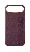 Maroon Epsom Side Strap Case