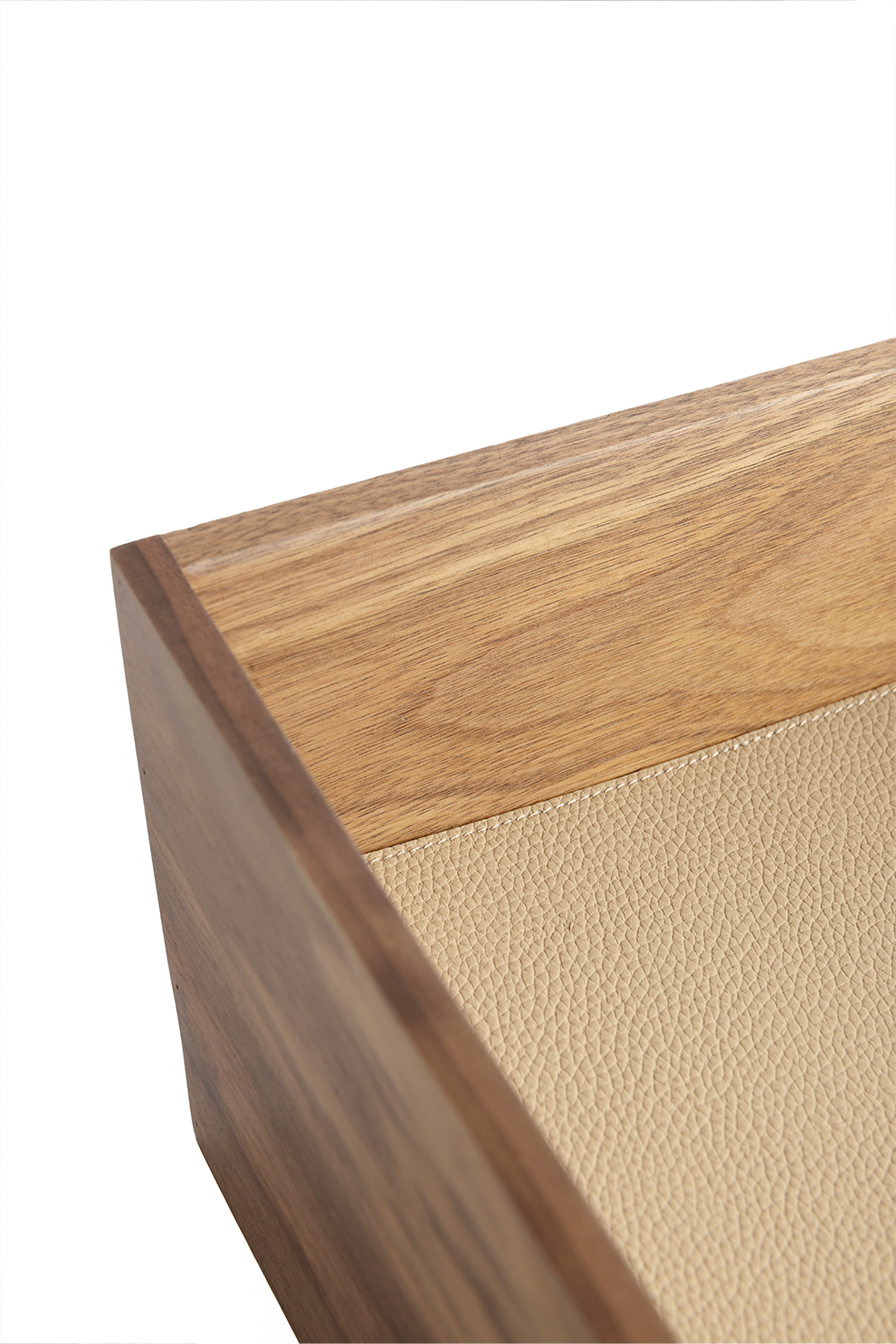 Walnut Wood x Cream A4 Paper Tray