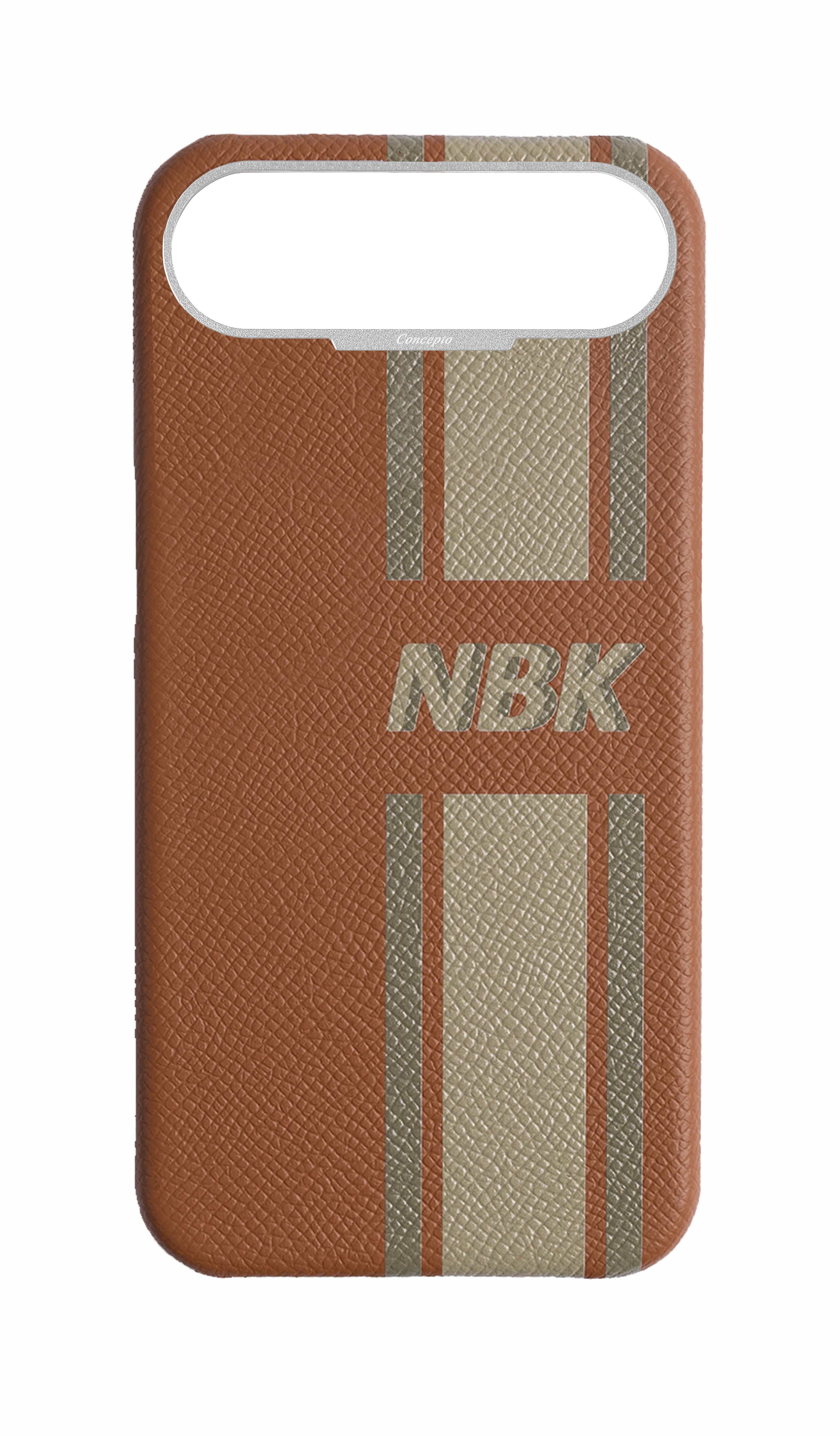 Striped Tan Strapless Case