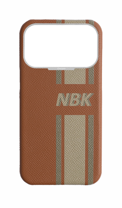 Striped Tan Strapless Case