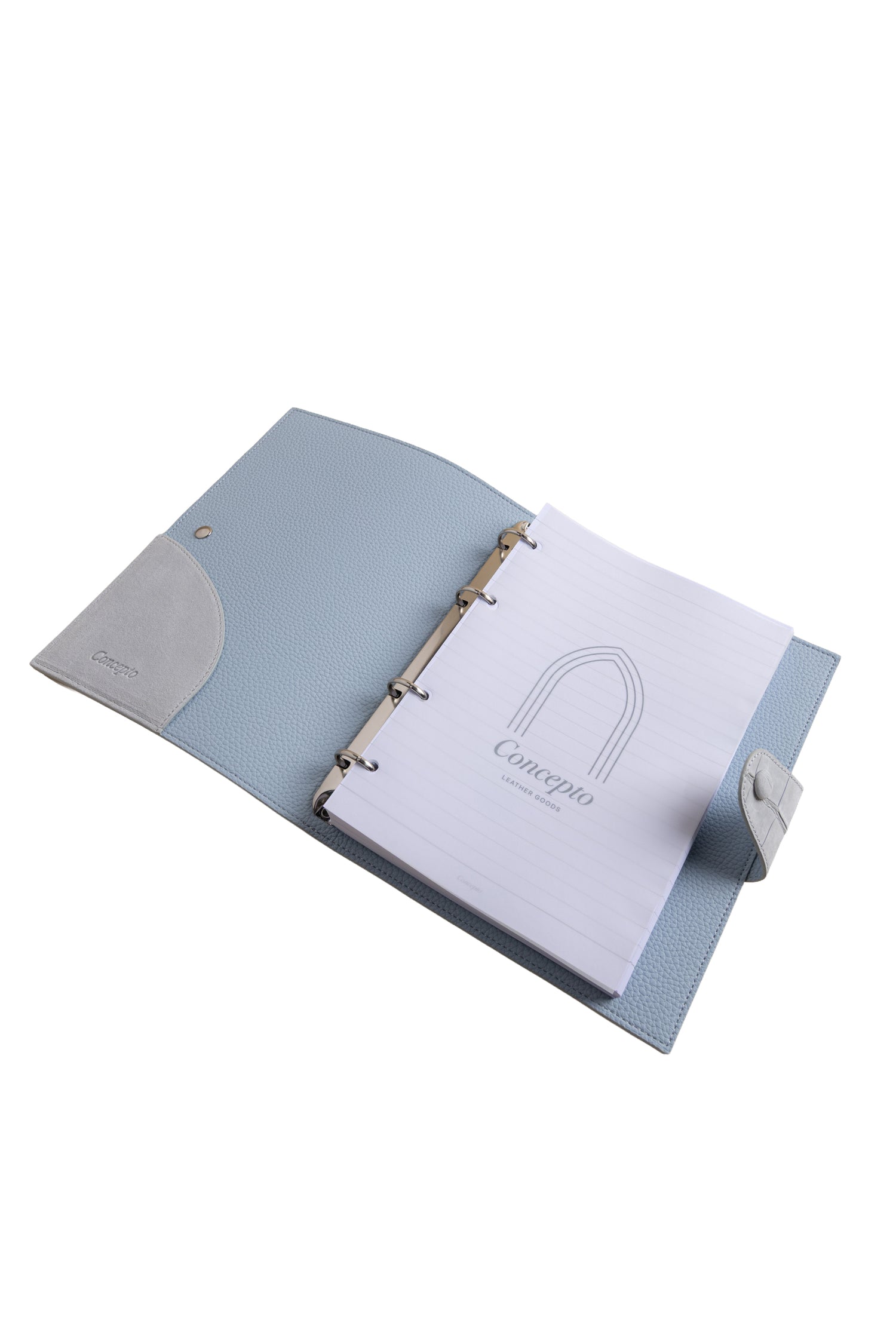 Mist Grey Suede Notebook