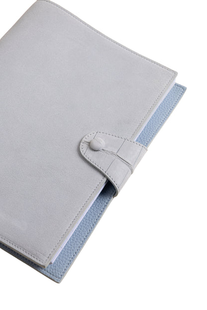 Mist Grey Suede Notebook