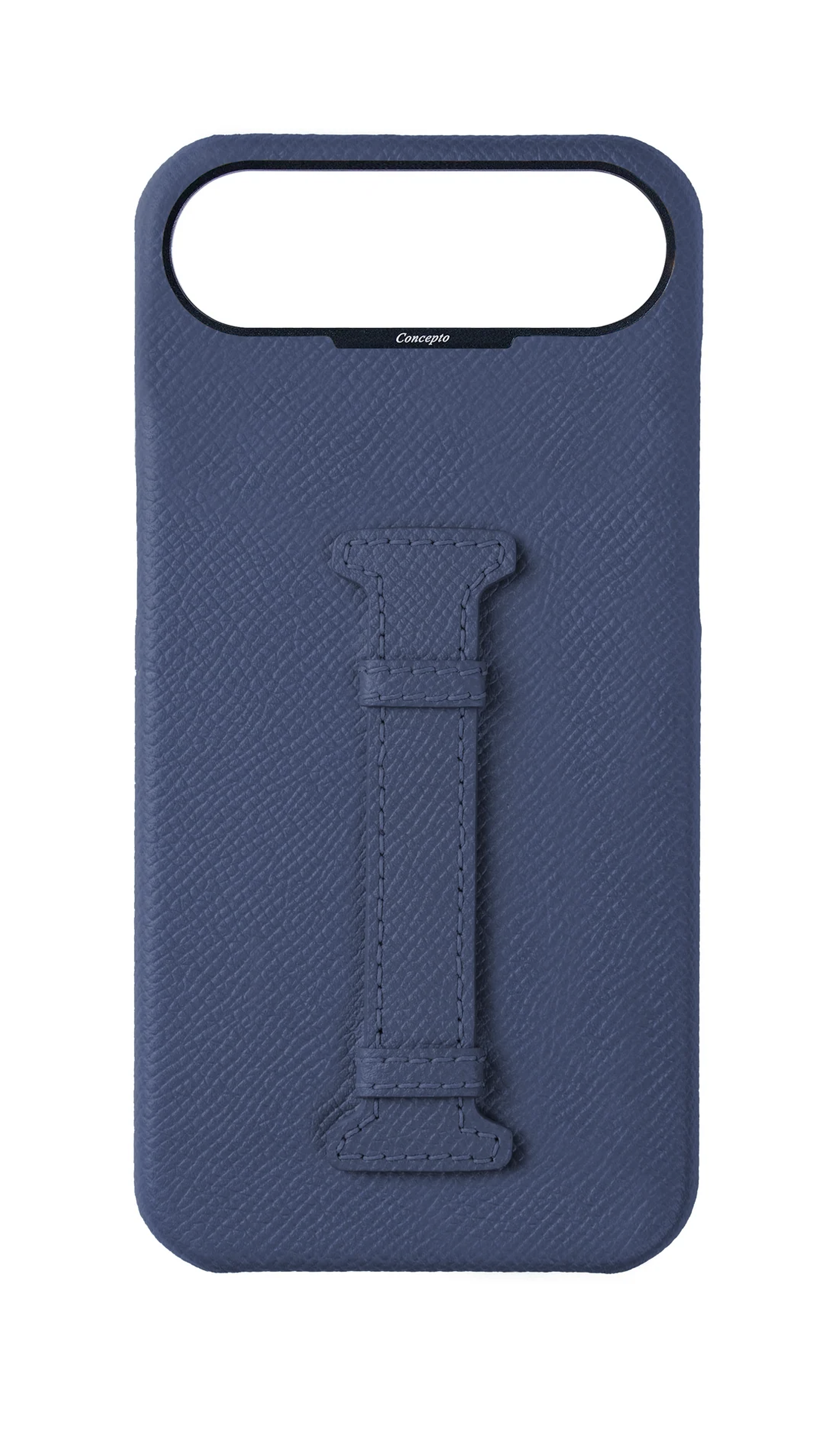 Navy Epsom Middle Strap Case
