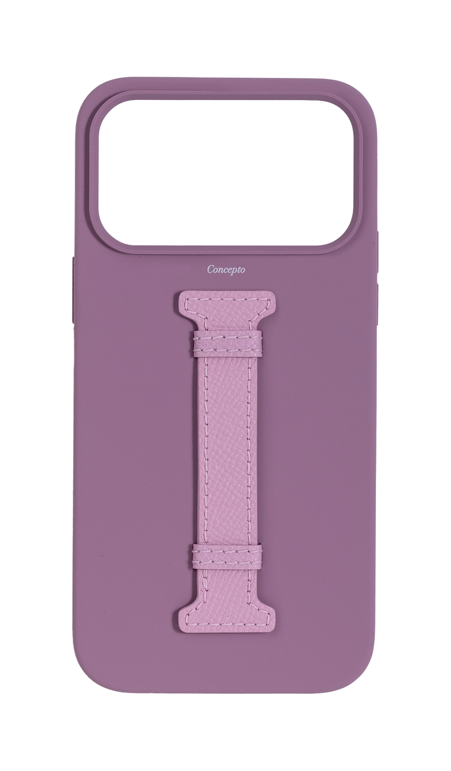 Purple Silicon Middle Strap Case