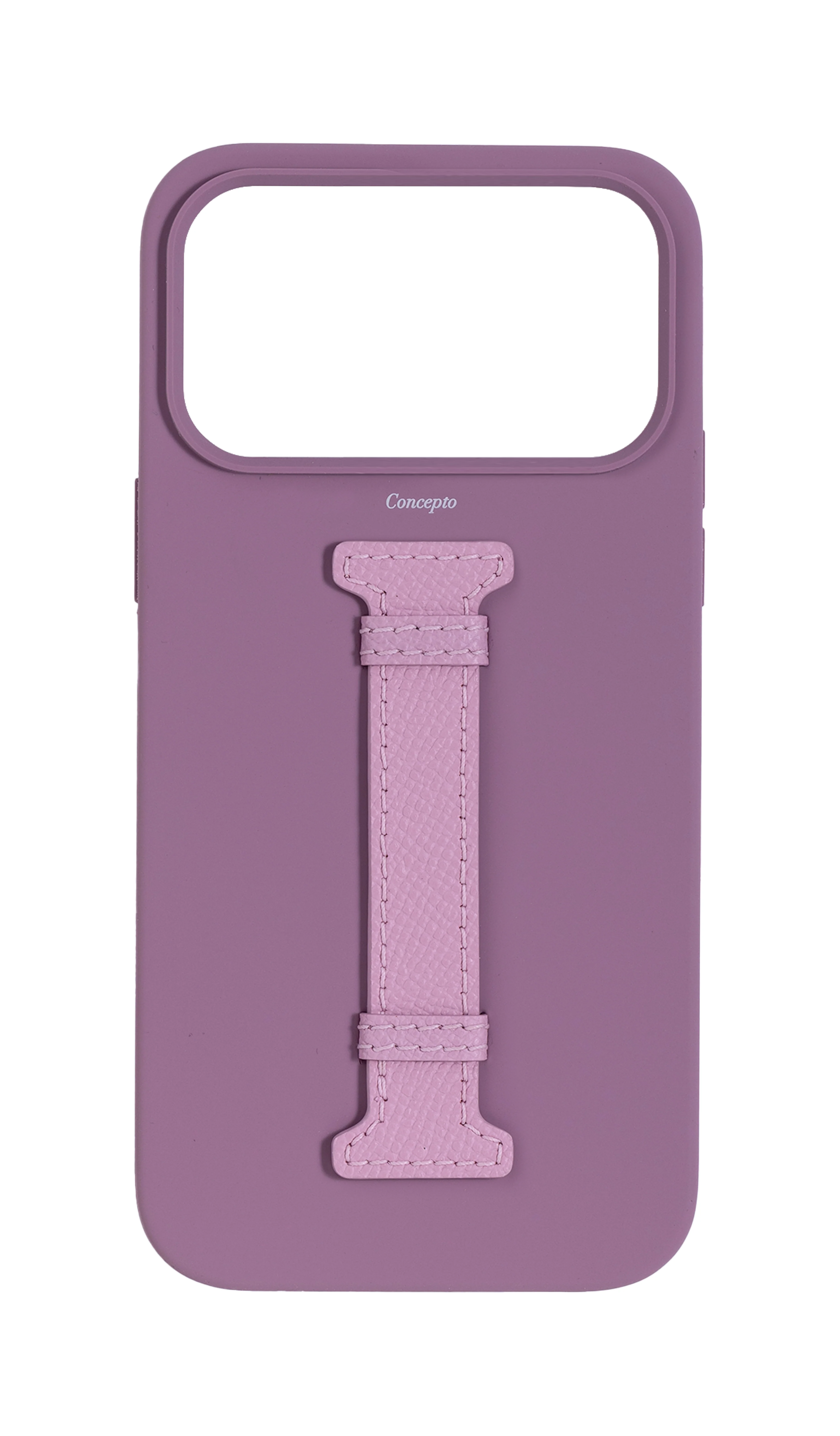 Purple Silicon Middle Strap Case