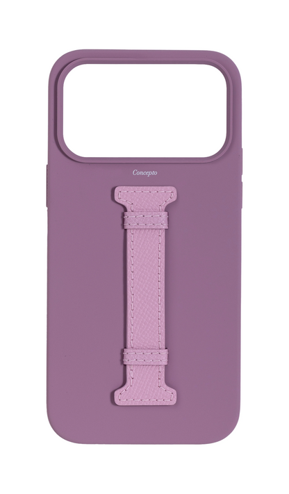 Purple Silicon Middle Strap Case
