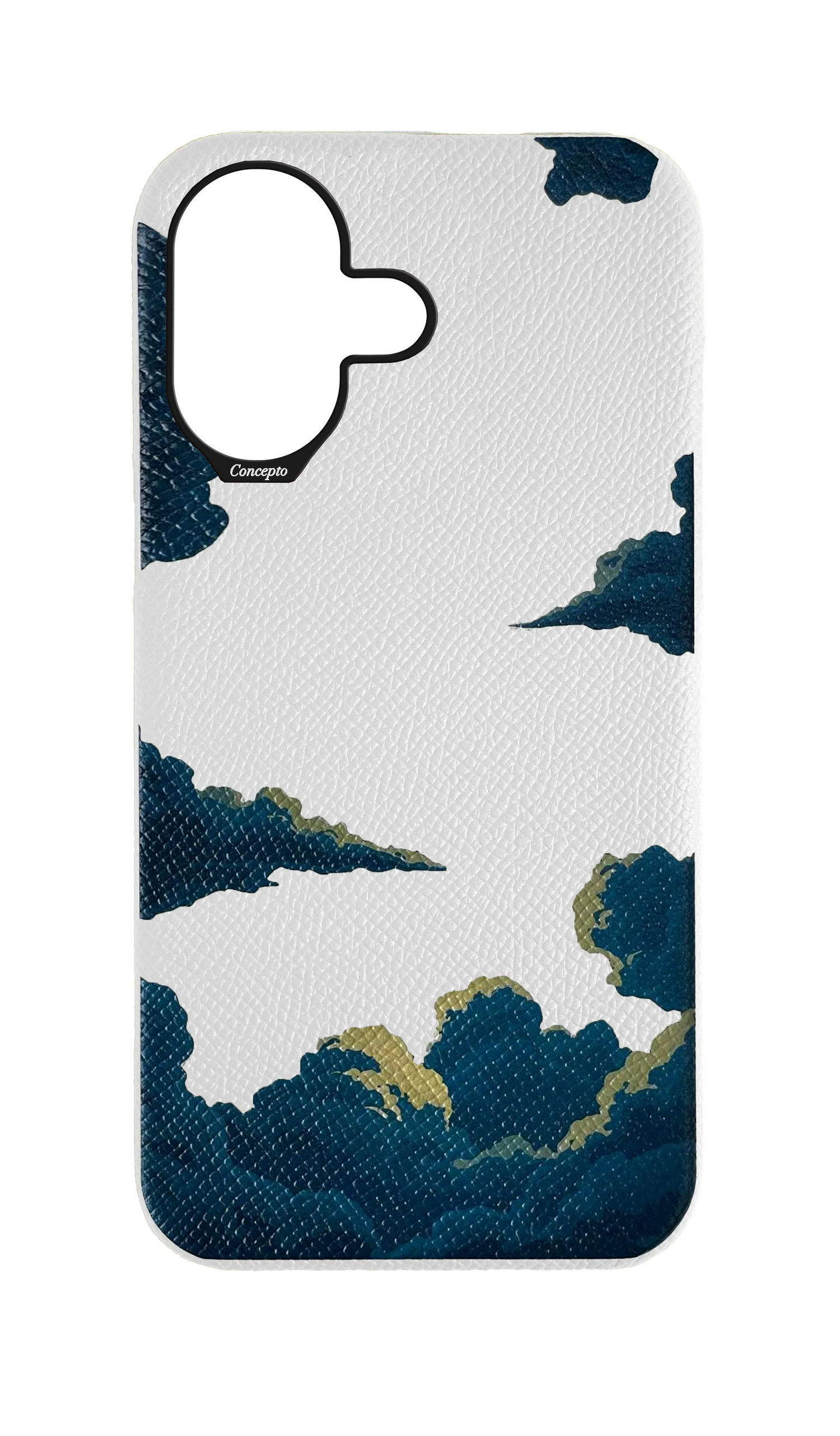 White Strapless Case - Sky Mirage