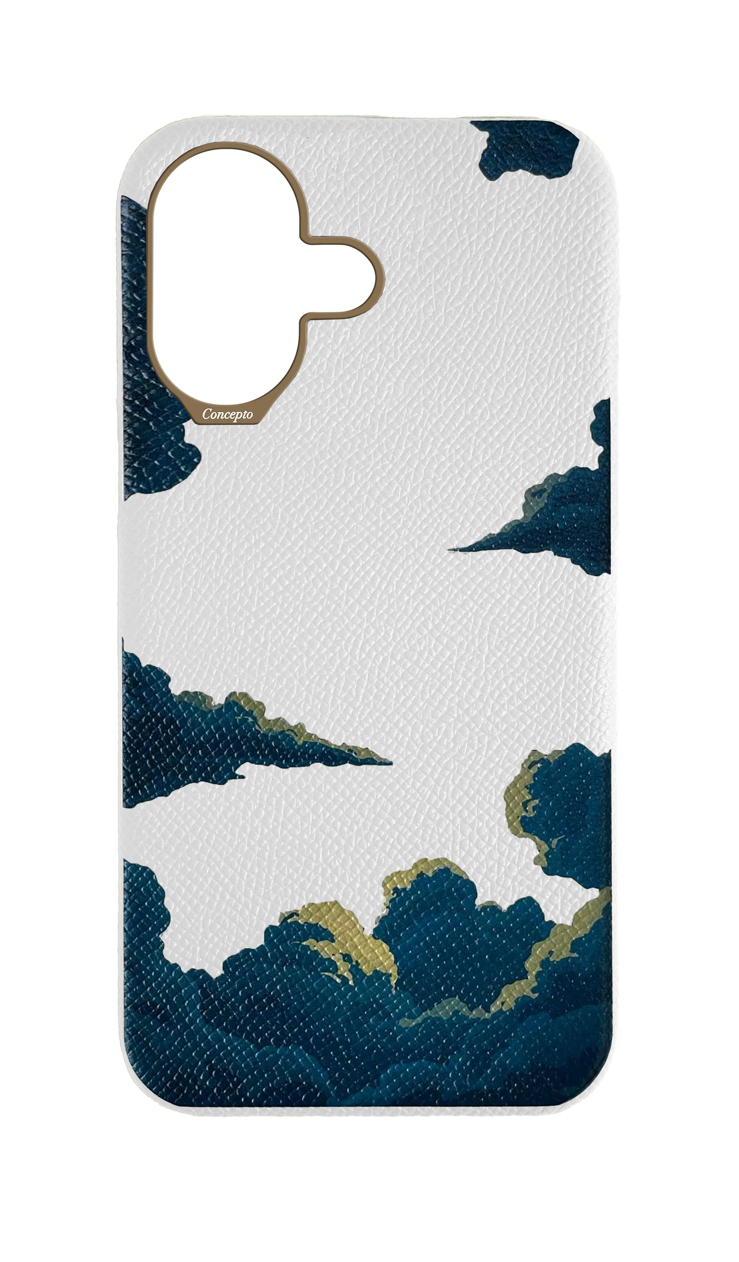 White Strapless Case - Sky Mirage