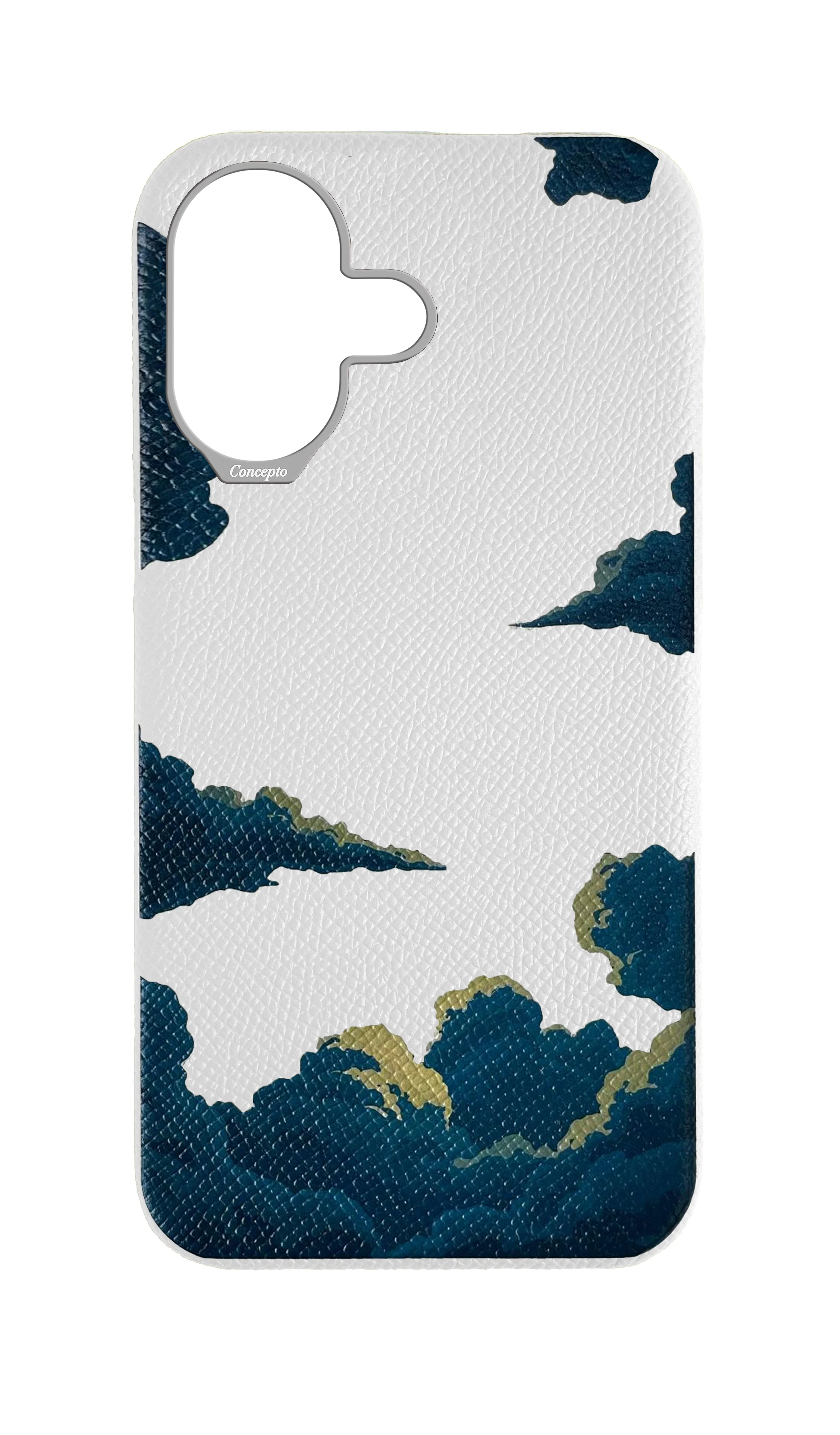 White Strapless Case - Sky Mirage