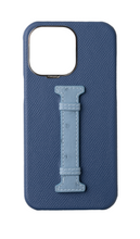 River Blue / Aqua Exotic Ostrich Middle Strap Case