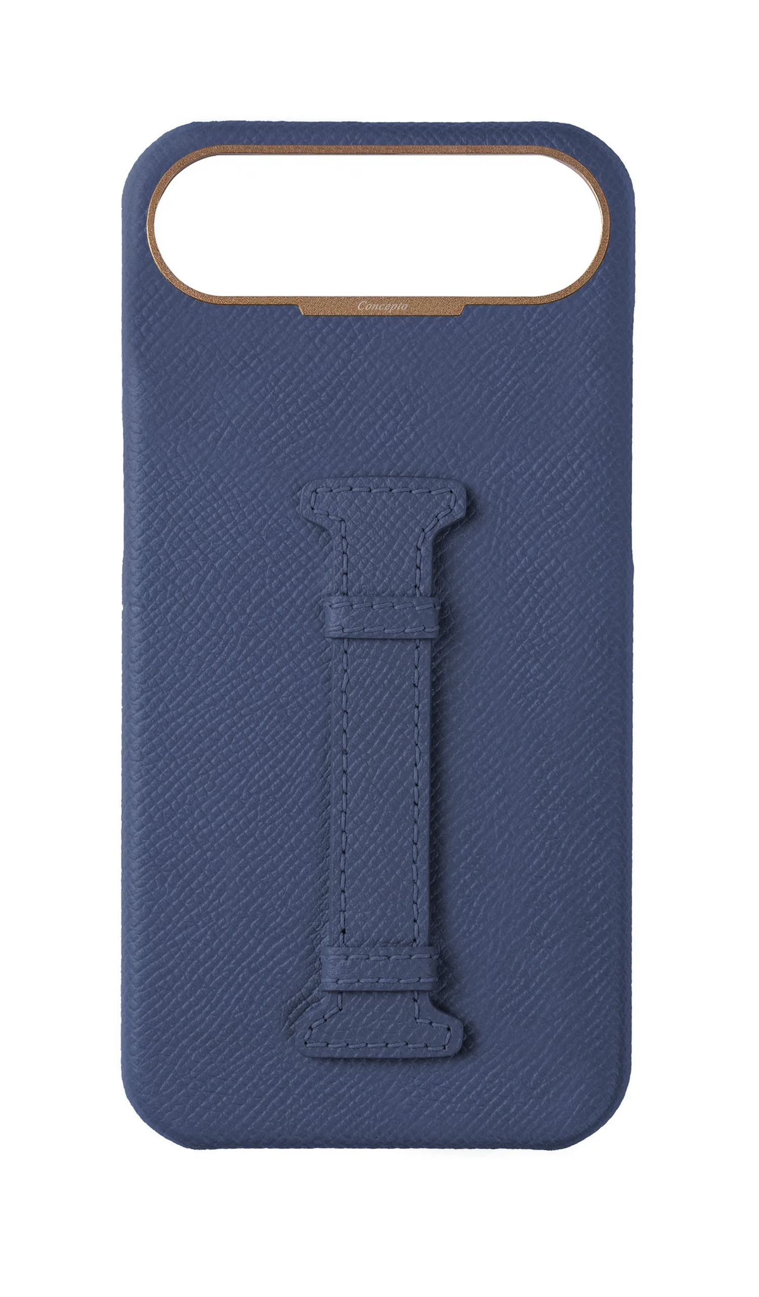 Navy Epsom Middle Strap Case