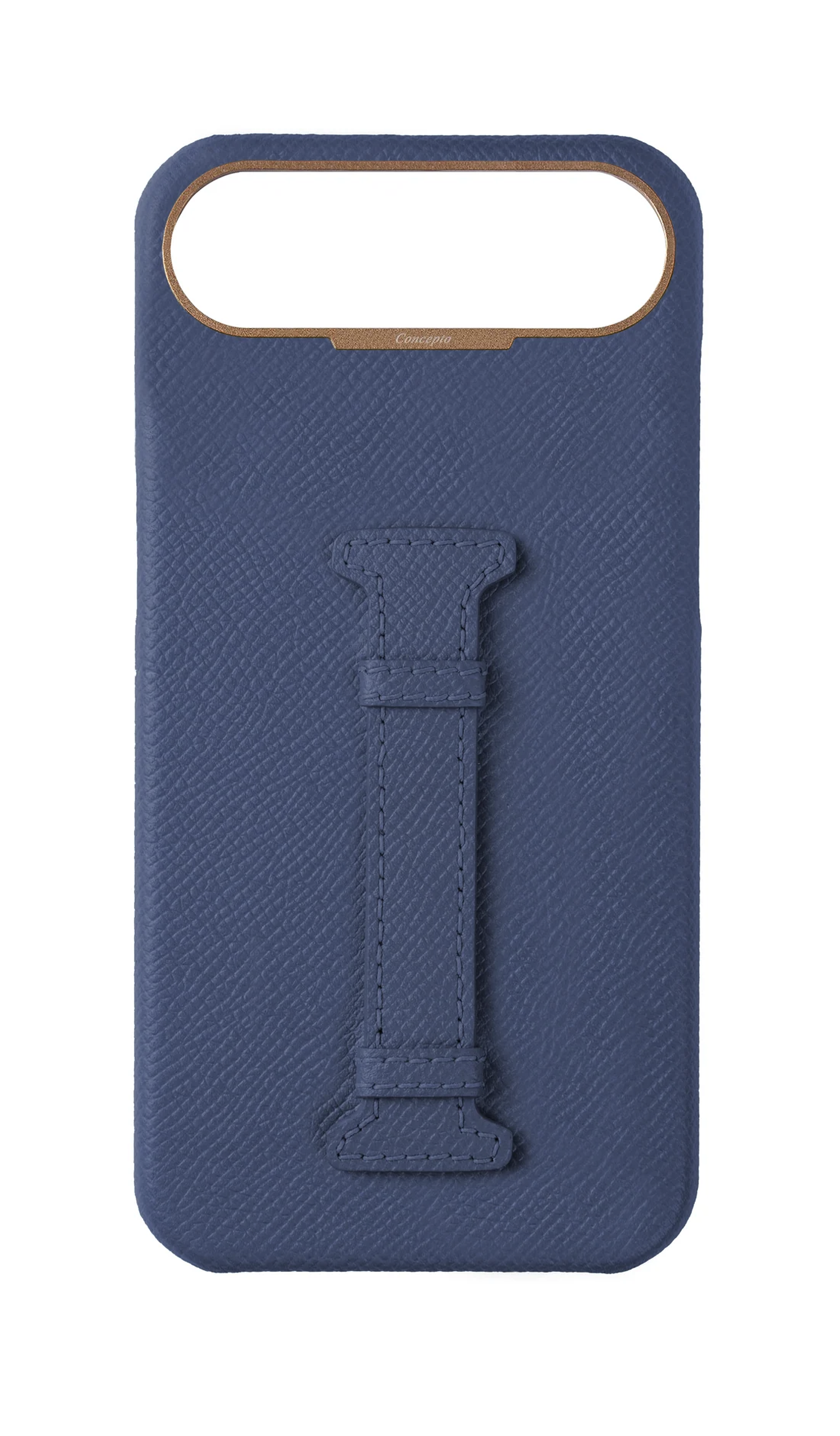 Navy Epsom Middle Strap Case