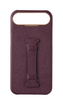 Maroon Epsom Middle Strap Case