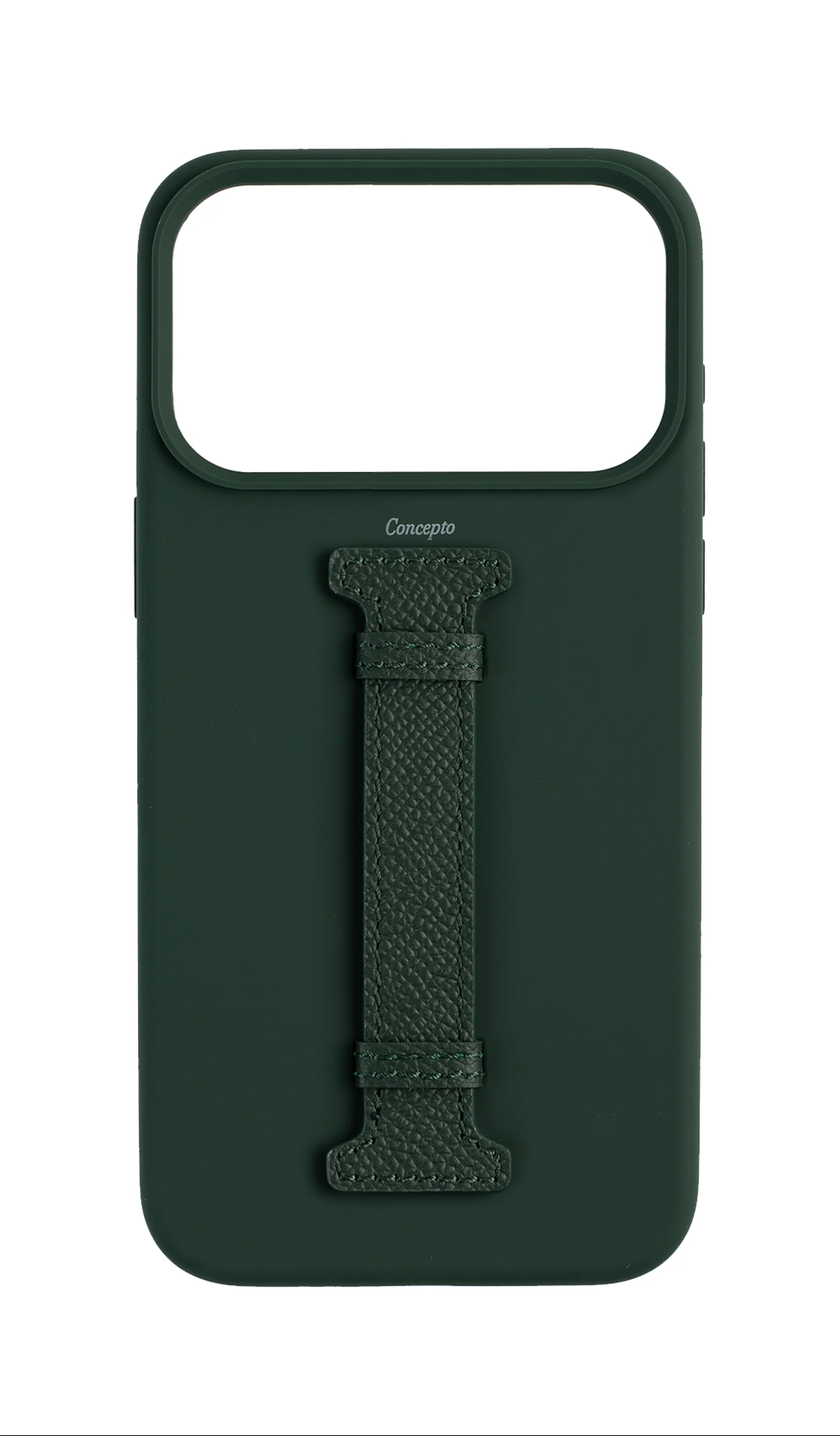 Dark Green Silicon Middle Strap Case
