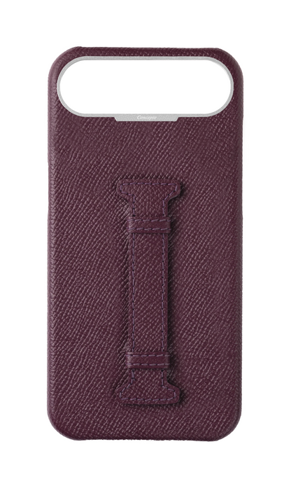 Maroon Epsom Middle Strap Case