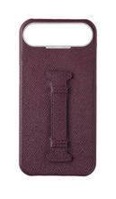 Maroon Epsom Middle Strap Case