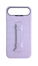 Matte Lilac Embossed Crocodile Case