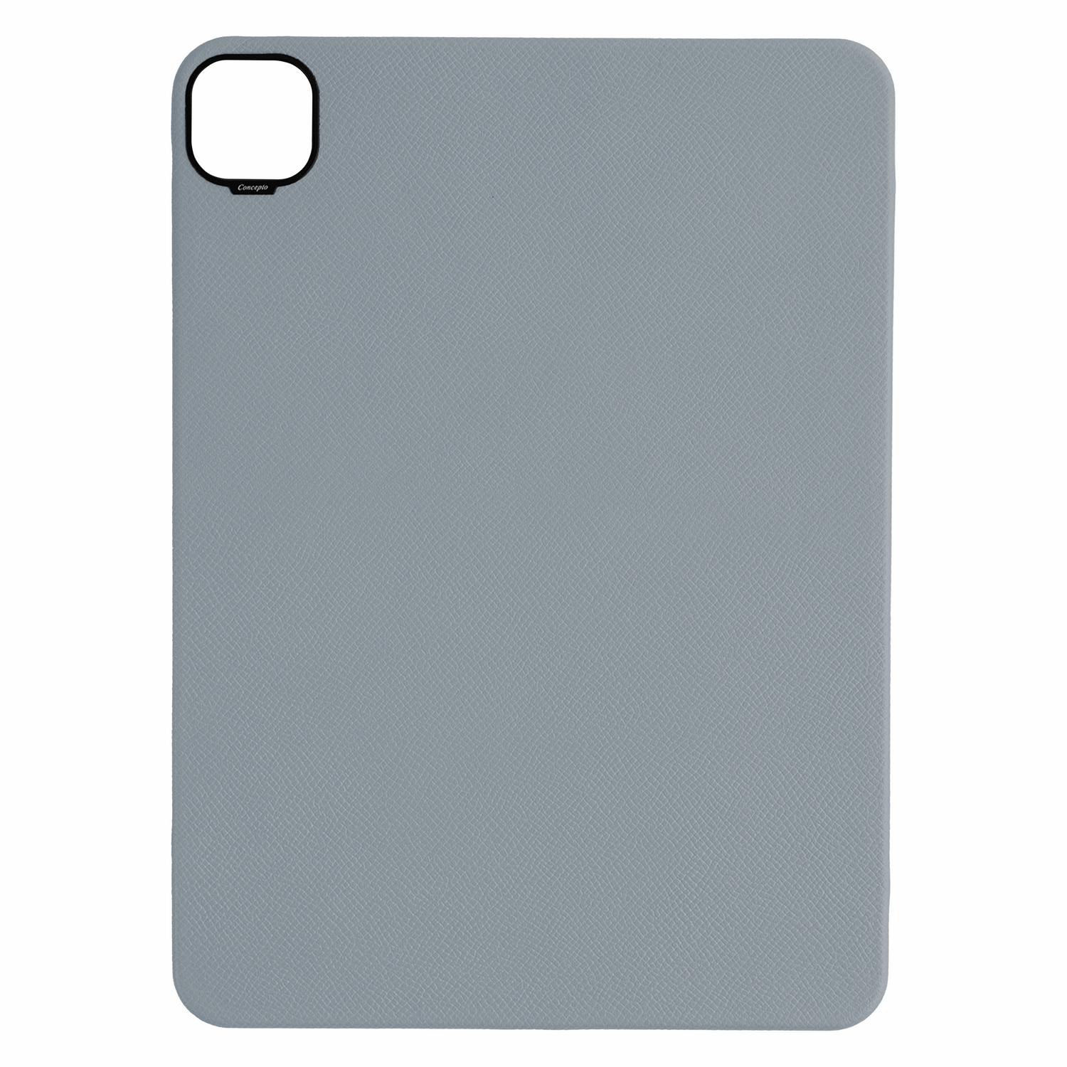 Light Blue Grey Epsom iPad Case