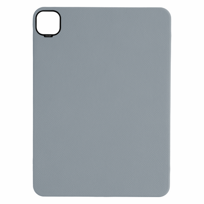 Light Blue Grey Epsom iPad Case