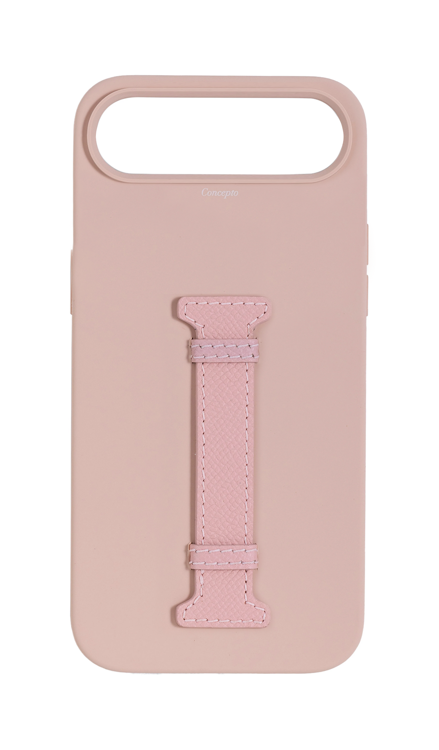 Soft Pink Silicon Middle Strap Case