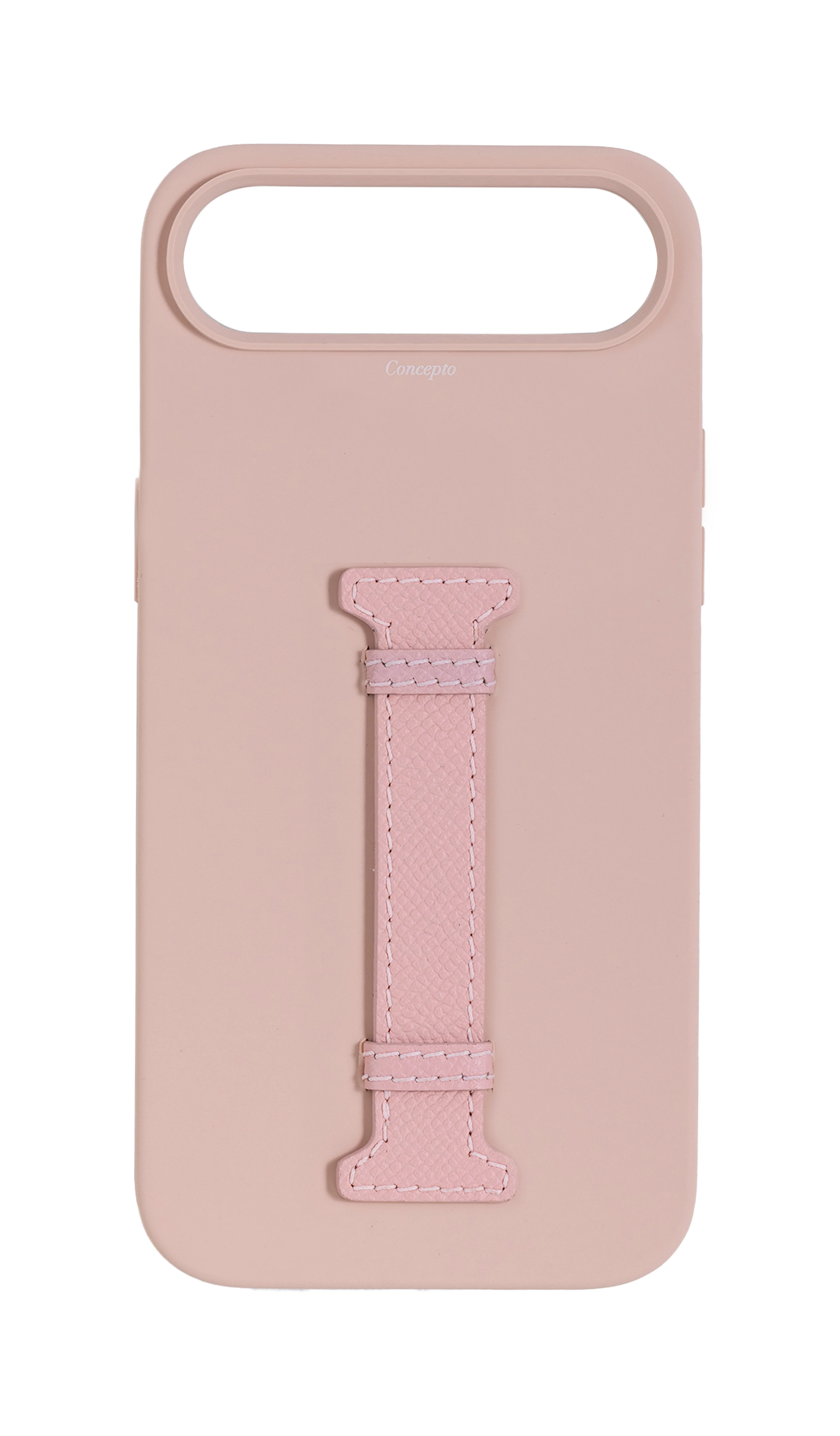 Soft Pink Silicon Middle Strap Case
