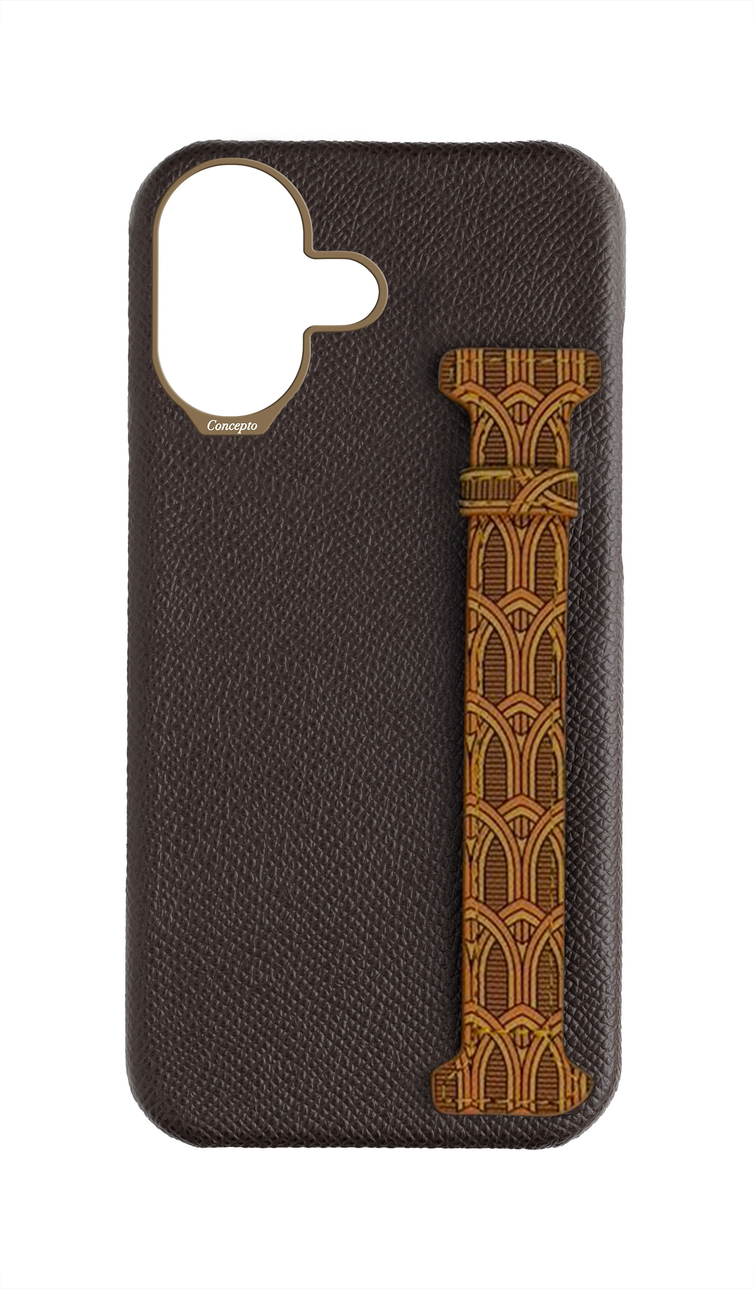 Brown Monogram Side Strap Case