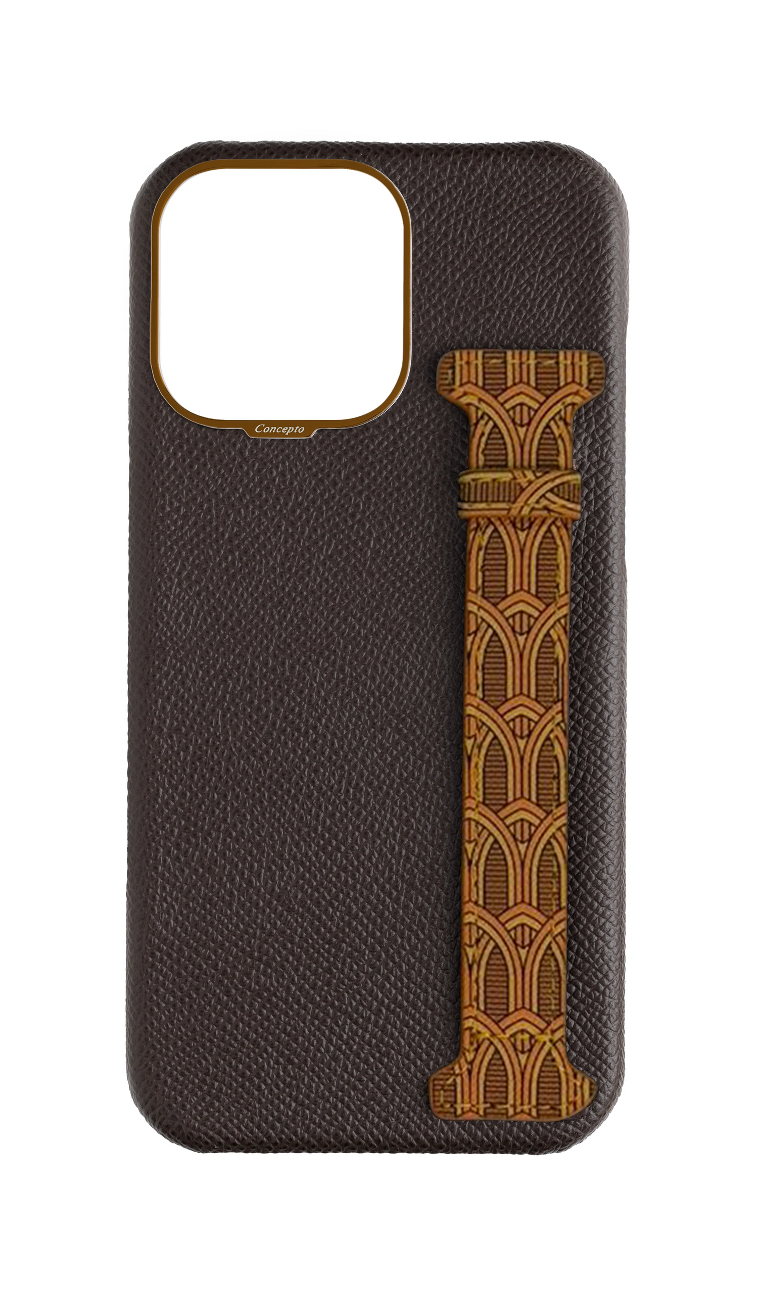 Brown Monogram Side Strap Case