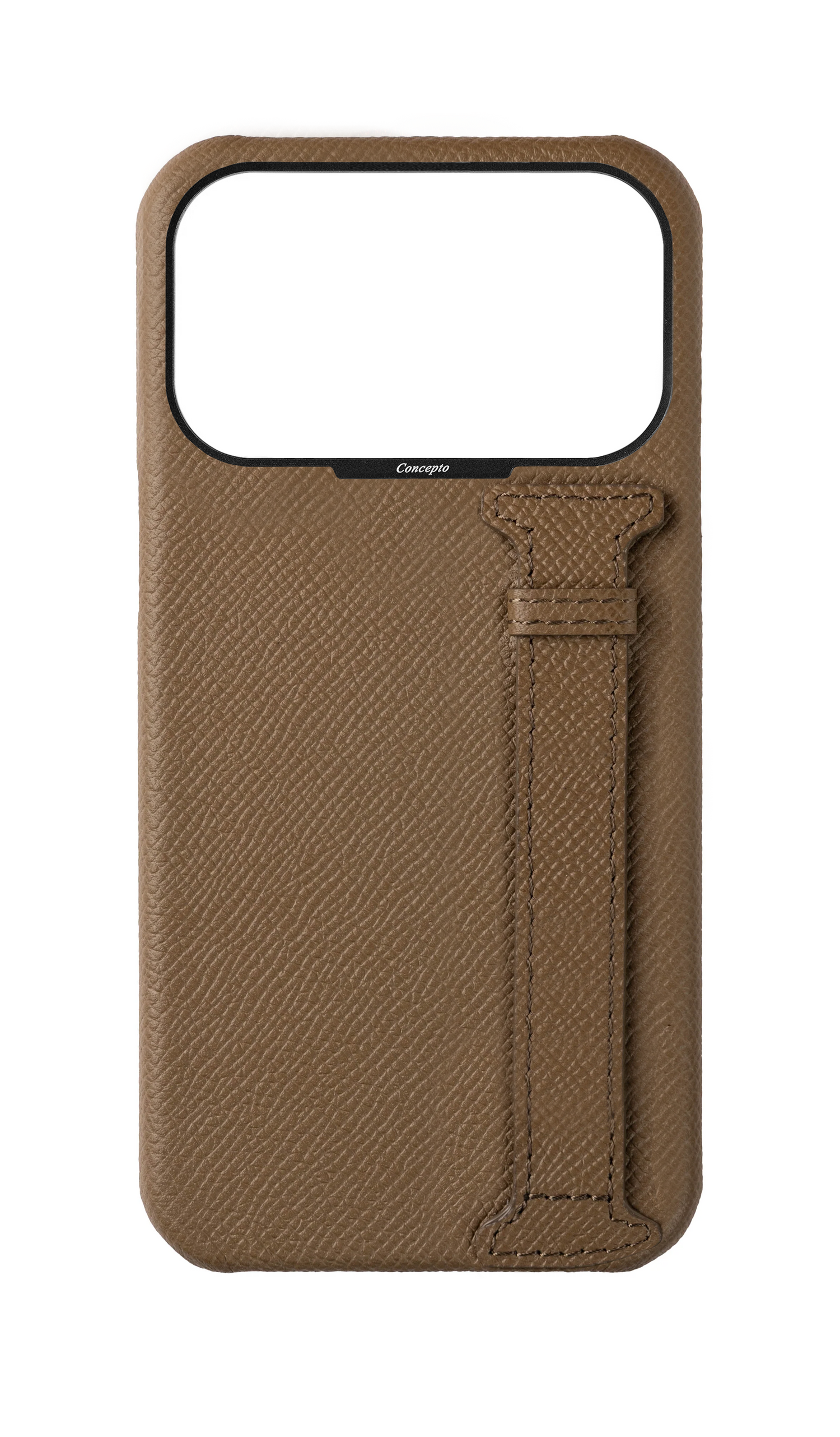 Taupe Epsom Side Strap Case