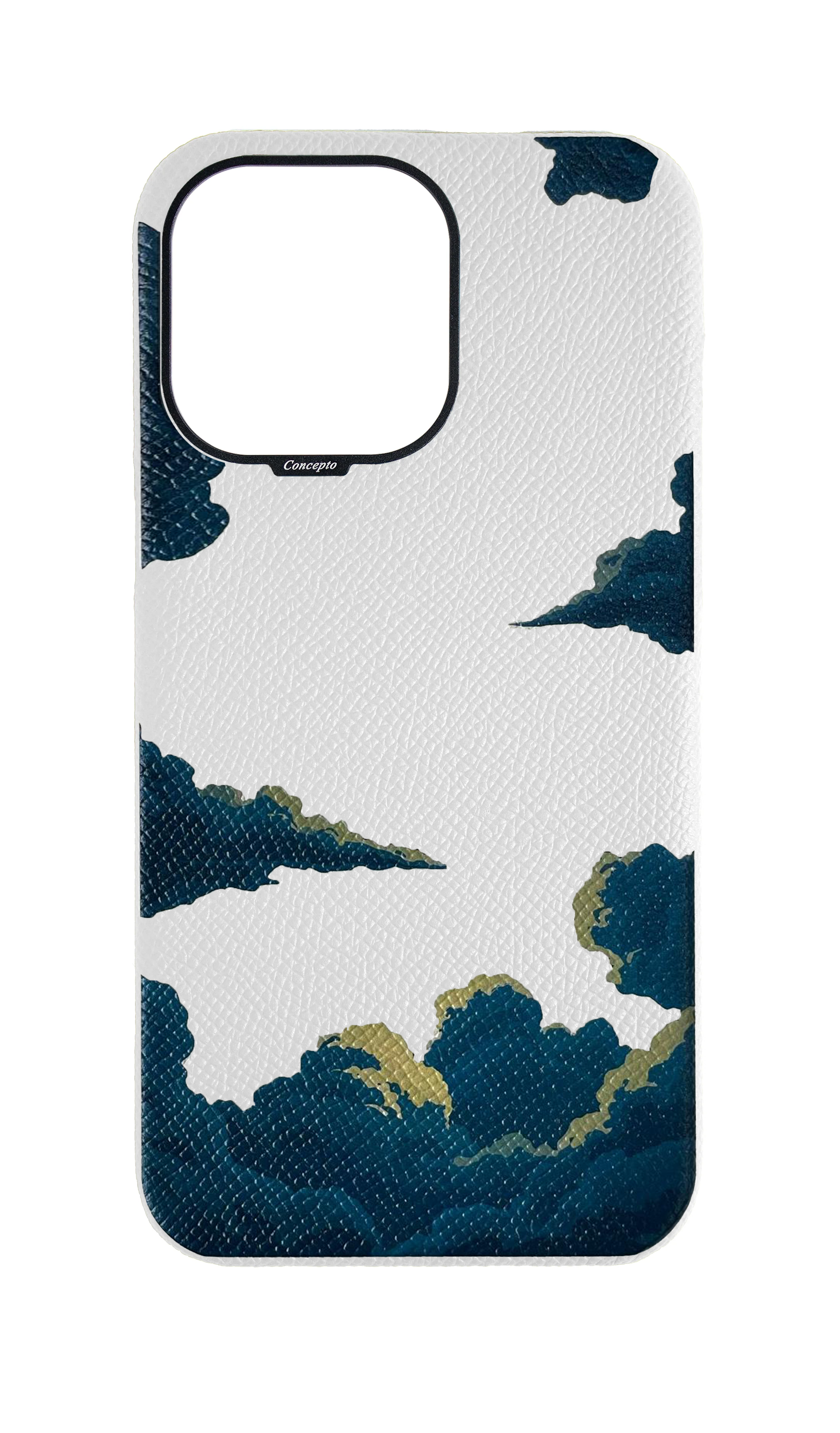 White Strapless Case - Sky Mirage