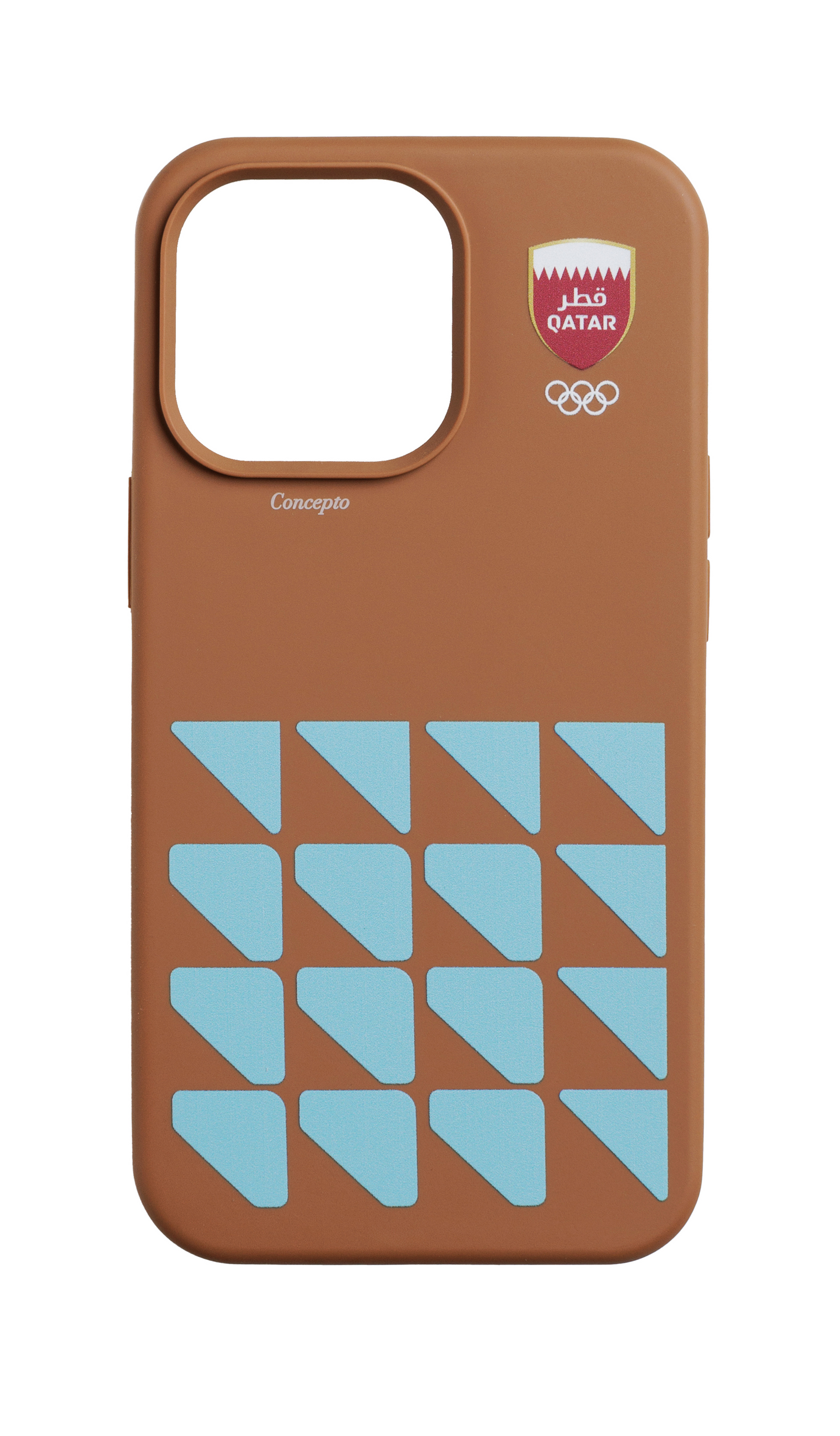 Team Qatar Tan Silicon Strapless Case