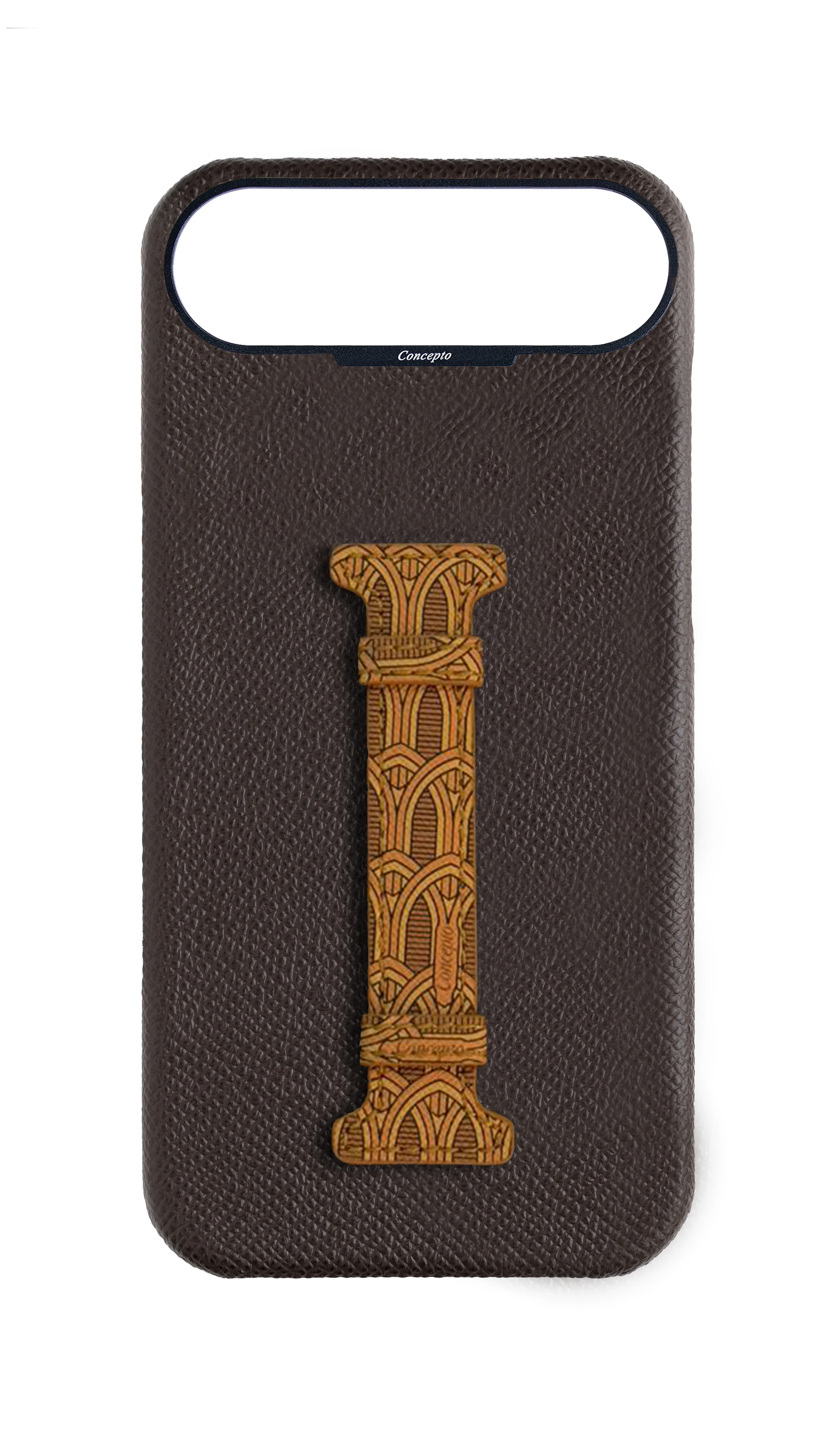 Brown Monogram Middle Strap Case