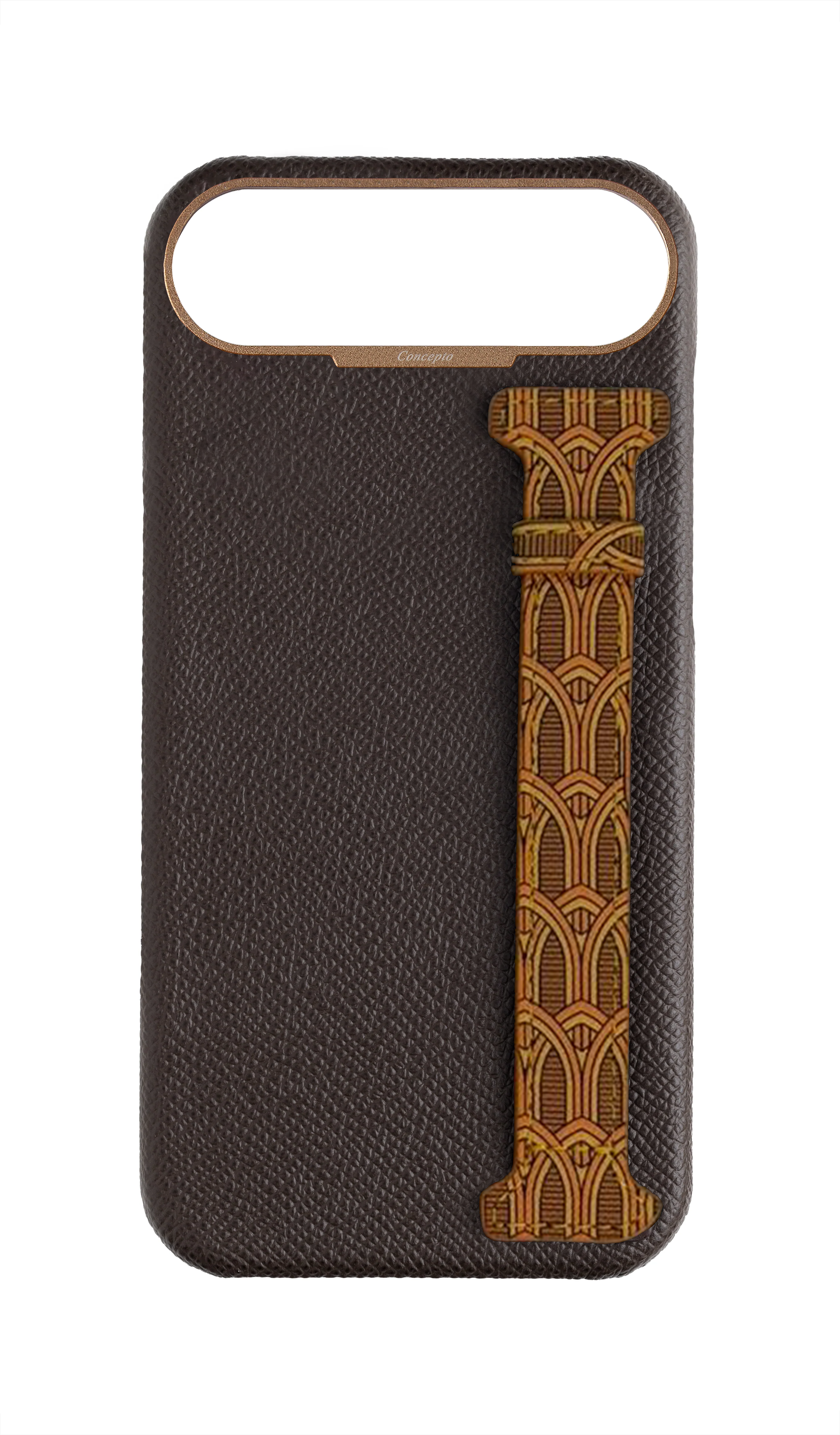 Brown Monogram Side Strap Case