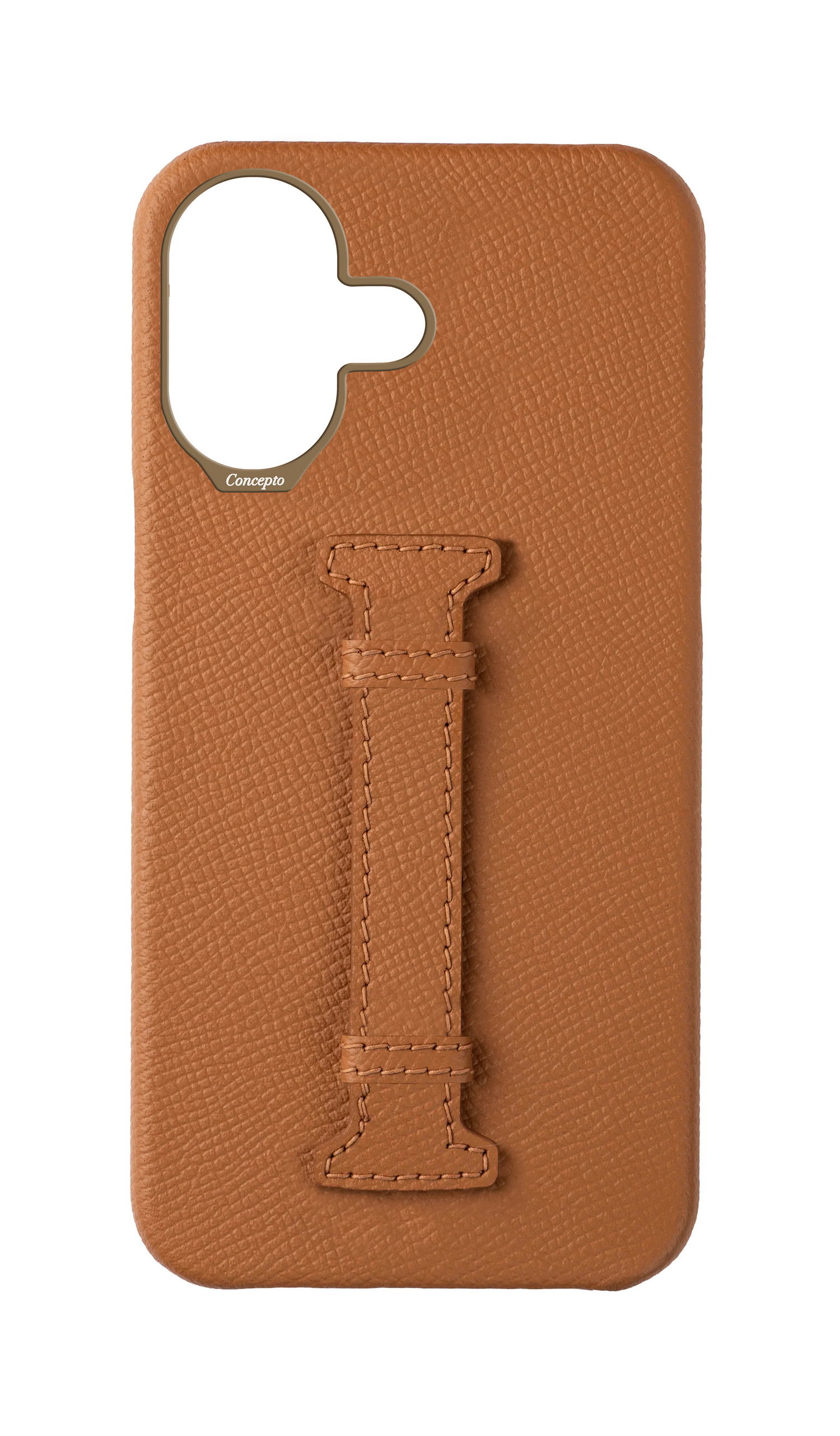 Tan Epsom Middle Strap Case