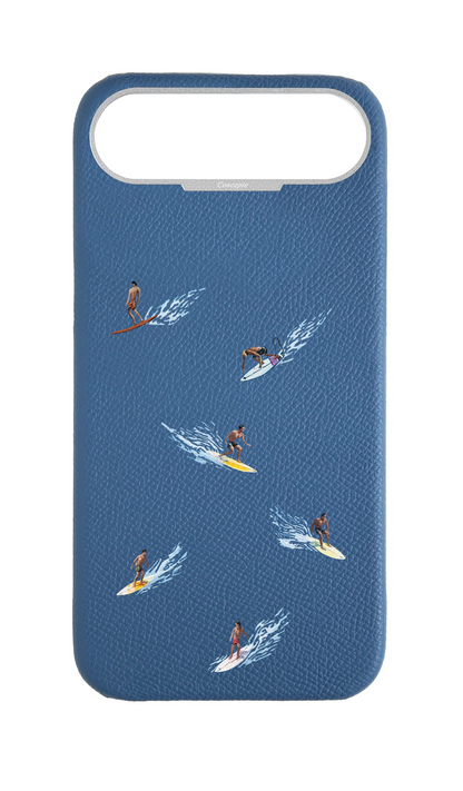 Blue Strapless Epsom Case - Surf
