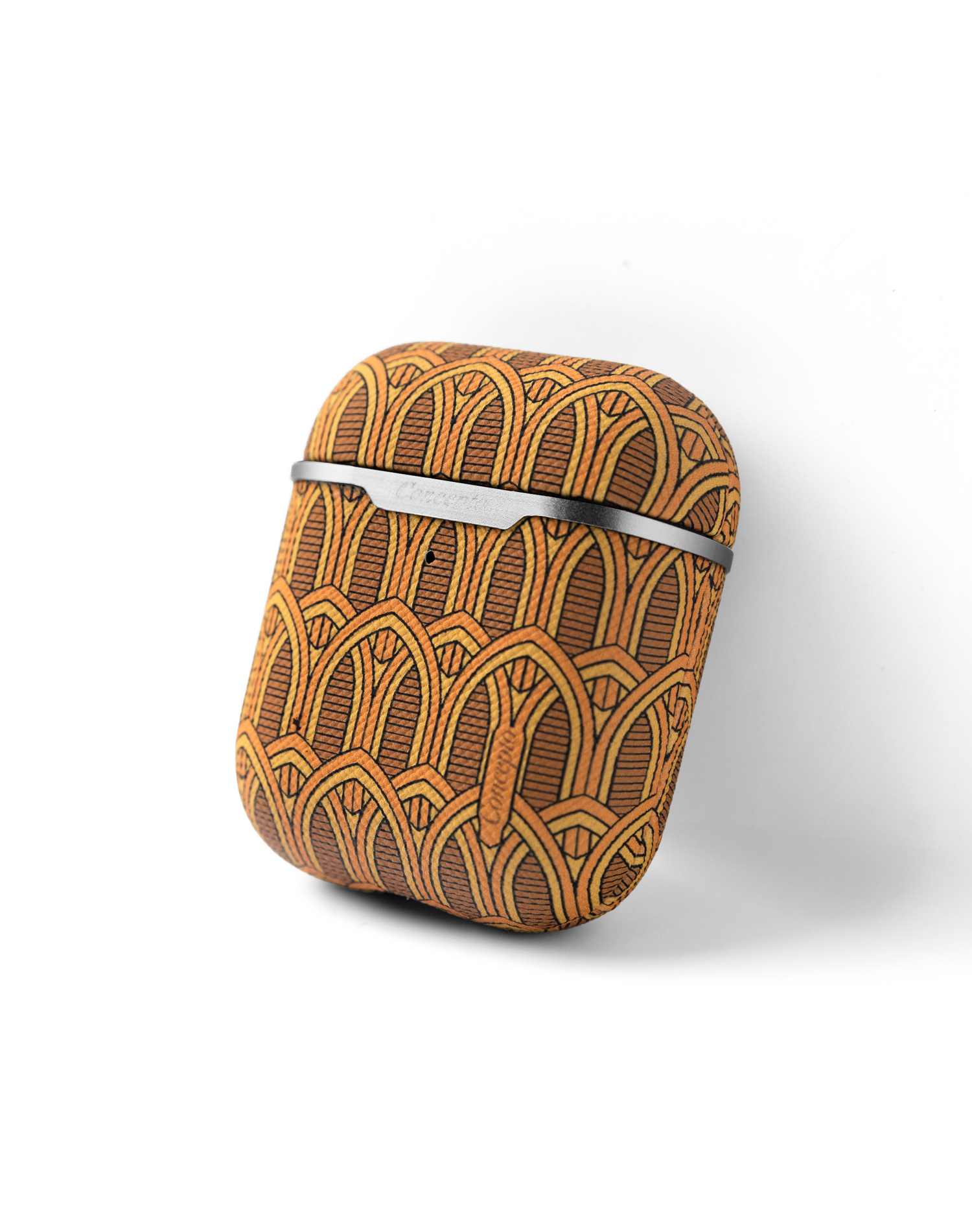 Yellow Monogram AirPods Case (1st &amp; 2nd Generation)