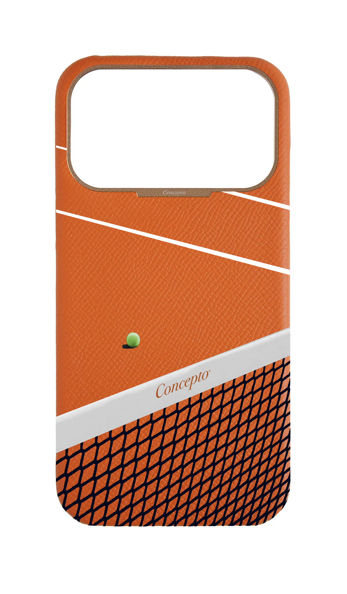 Orange Strapless Epsom Case - First Serve