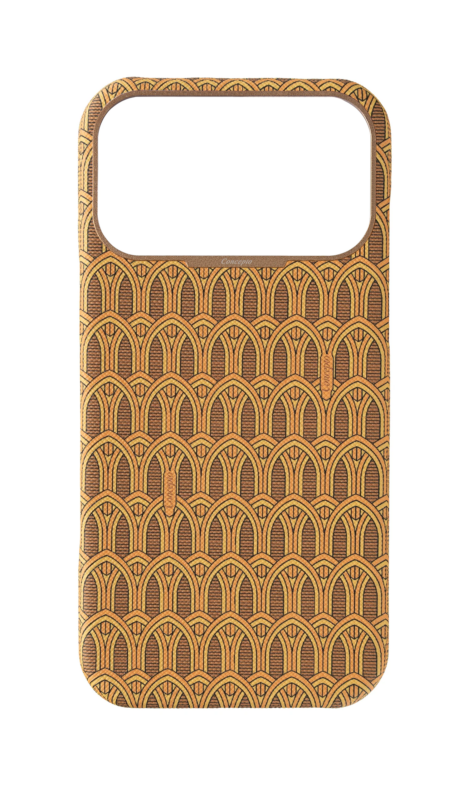 Yellow Monogram Strapless Epsom Case