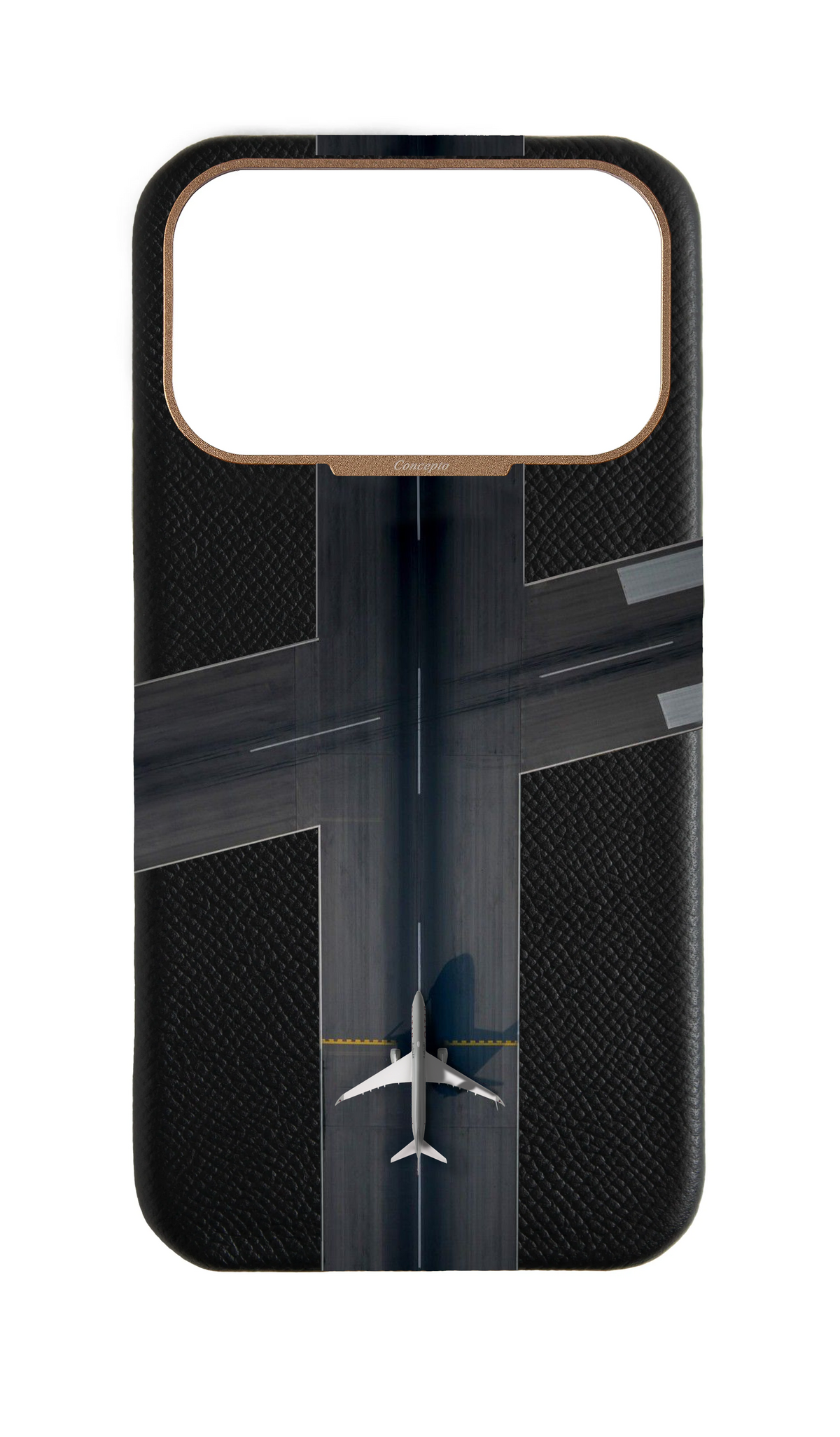Black Strapless Epsom Case - The Runway