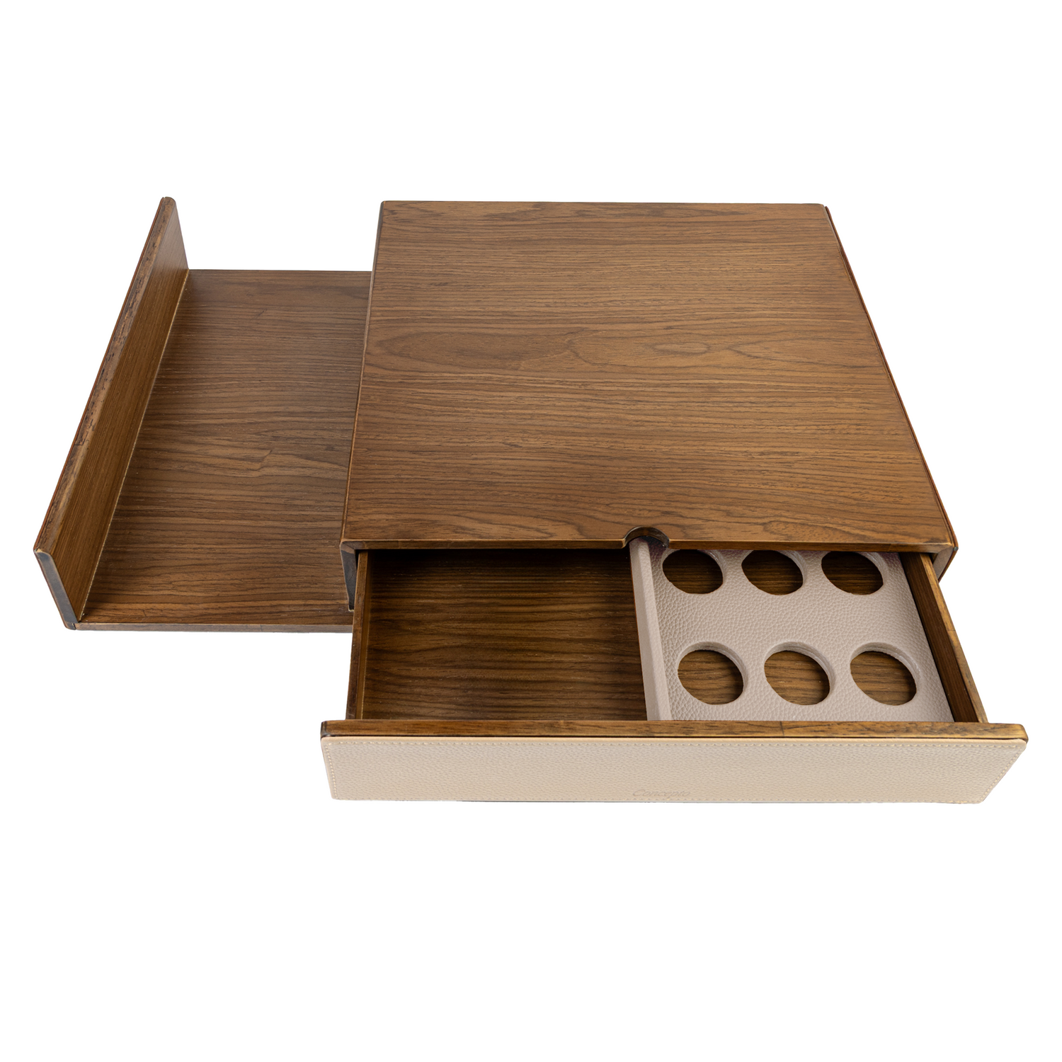 Cream Walnut Coffee Drawer