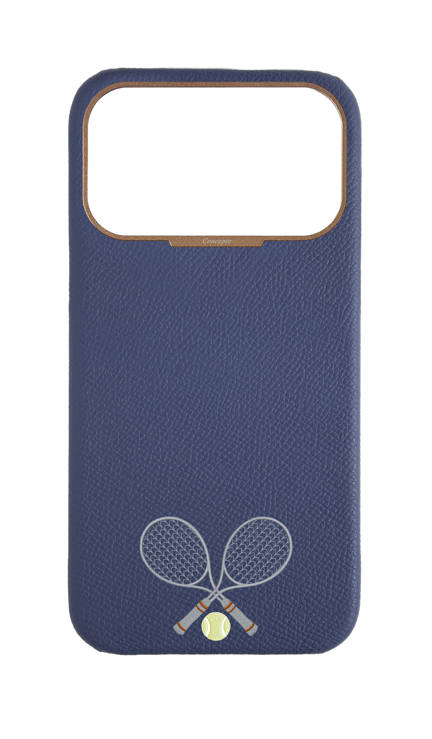 Navy Strapless Epsom Case - Concepto Arch Racket