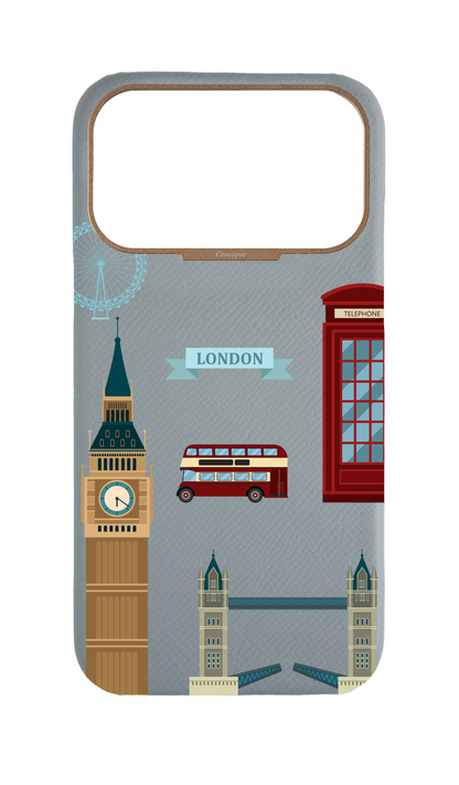 Light Blue Grey Strapless Case - The London Edit