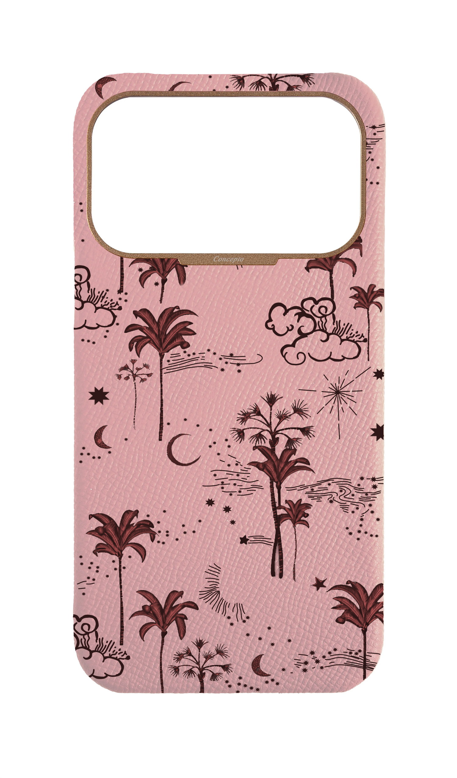 Pink Strapless Case - Crescent Oasis
