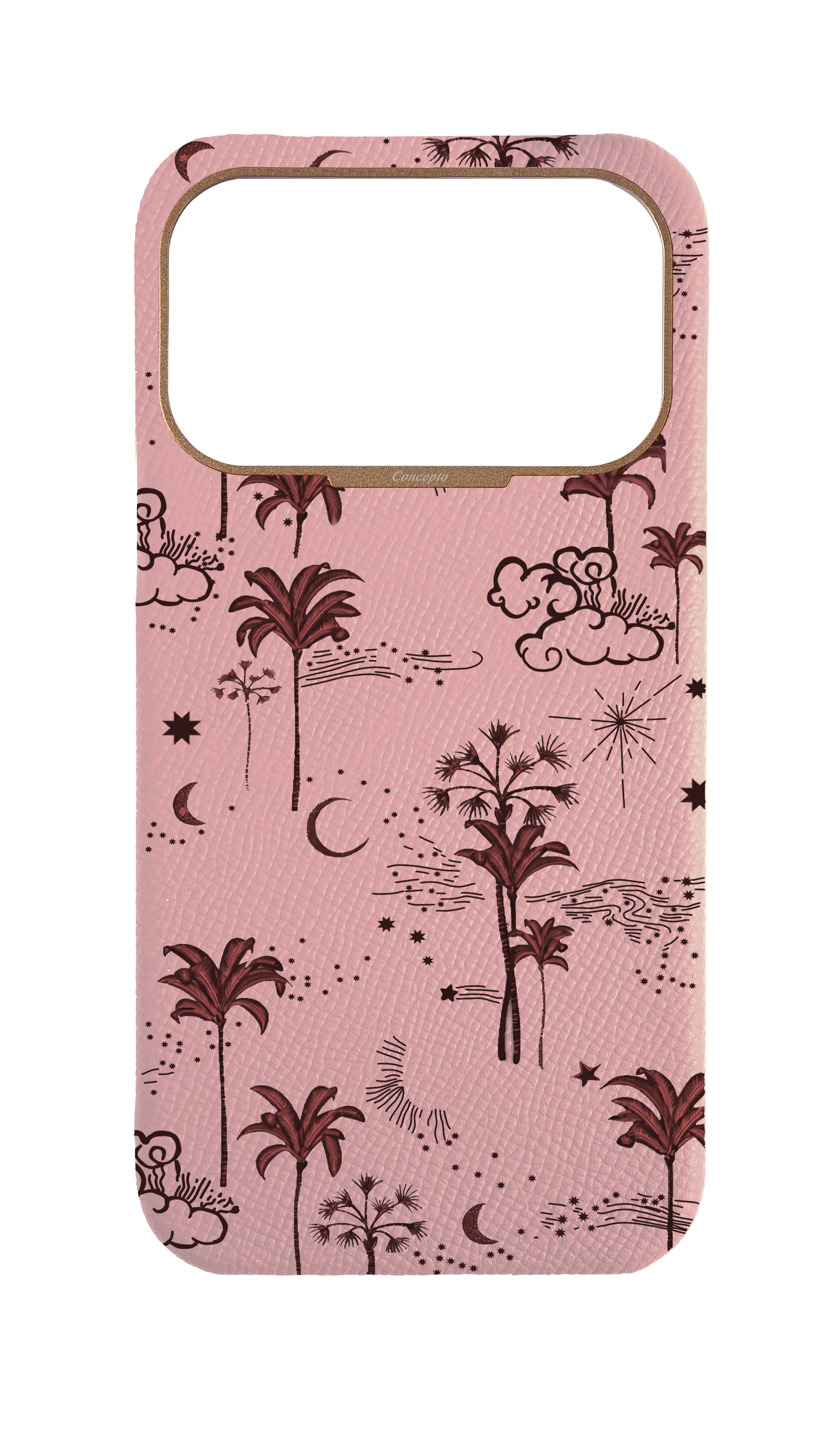 Pink Strapless Case - Crescent Oasis