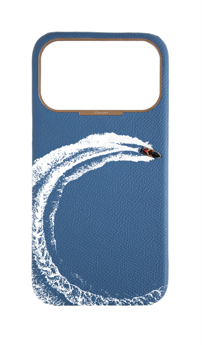 Blue Strapless Epsom Case - Jet Ski