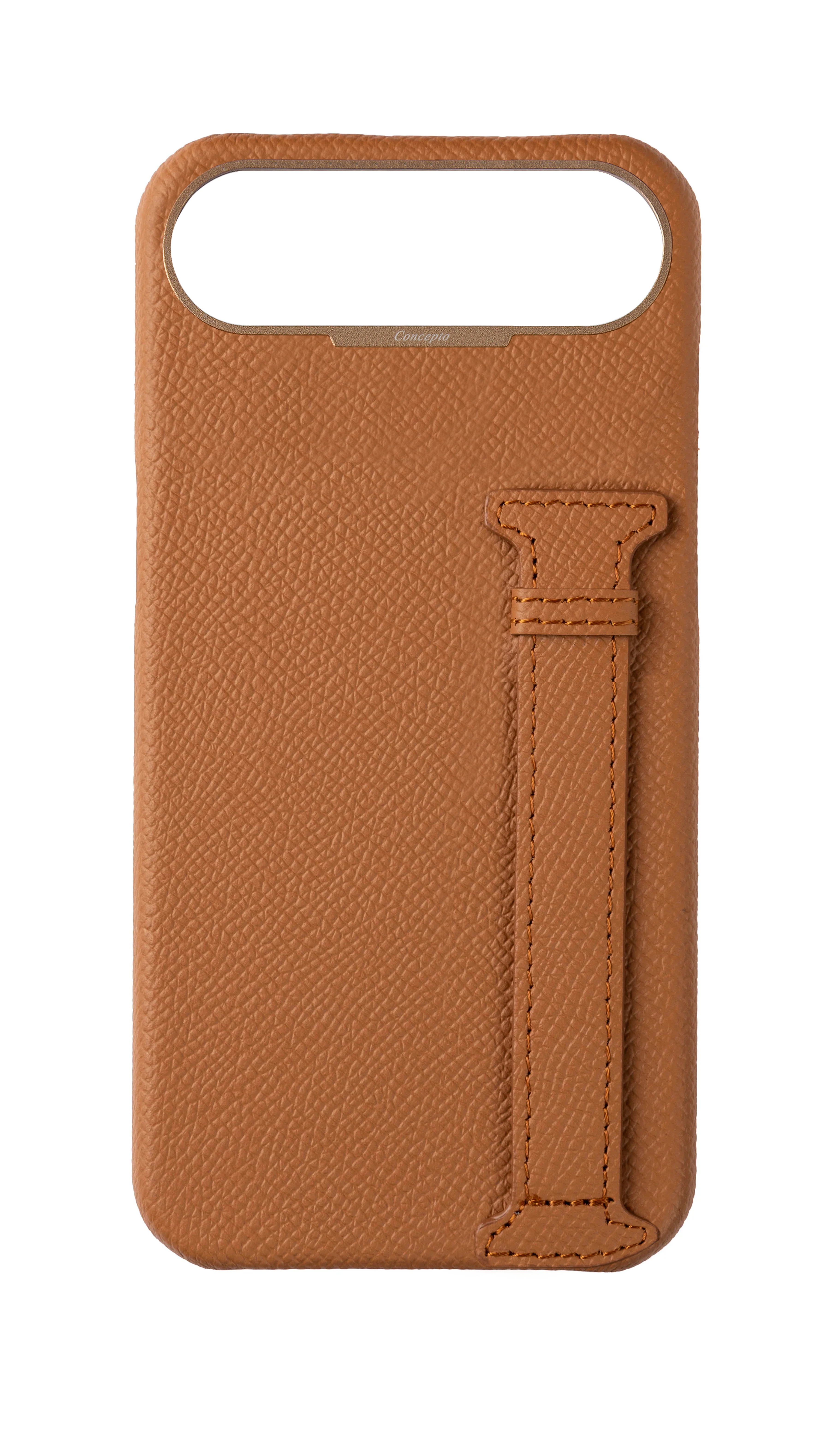 Tan Epsom Side Strap Case
