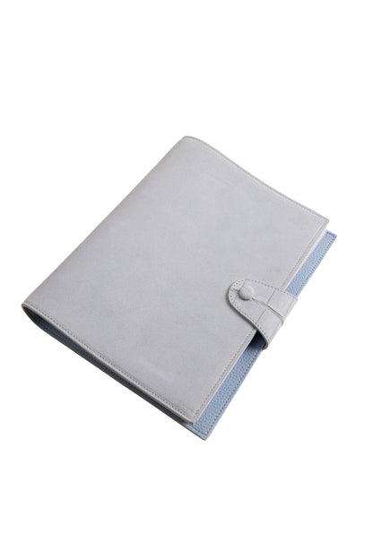 Mist Grey Suede Notebook