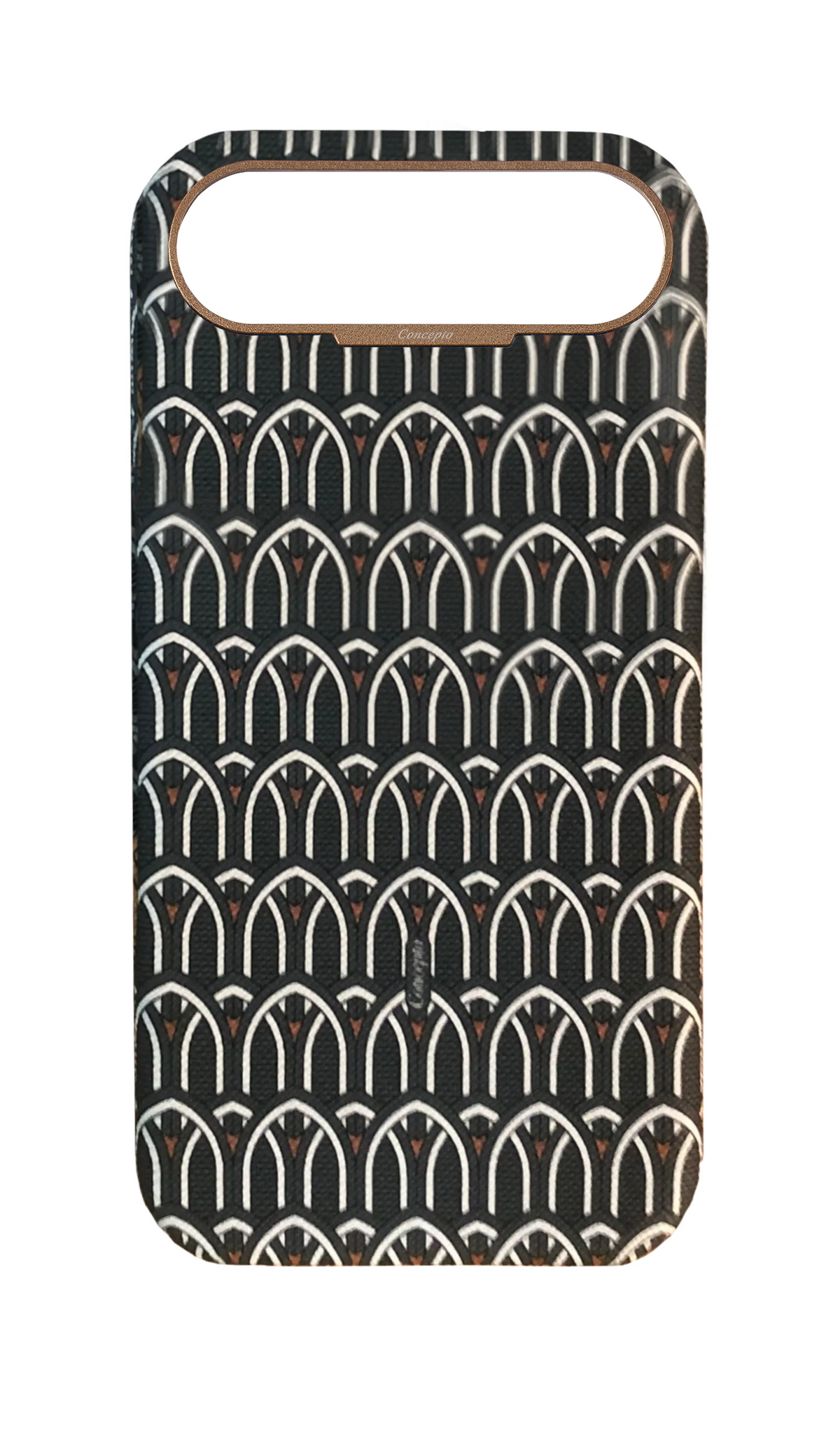 Grey Monogram Strapless Case